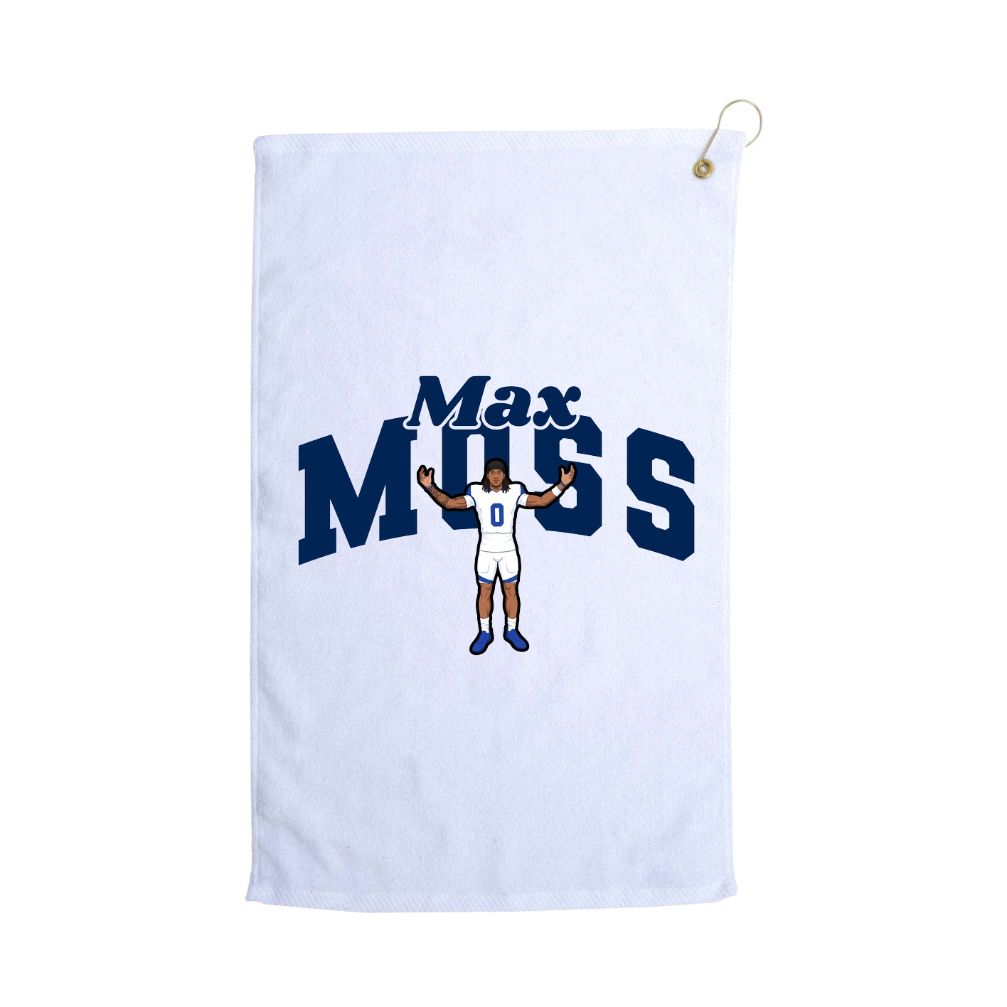 Golf Towel — Signature Arch in White