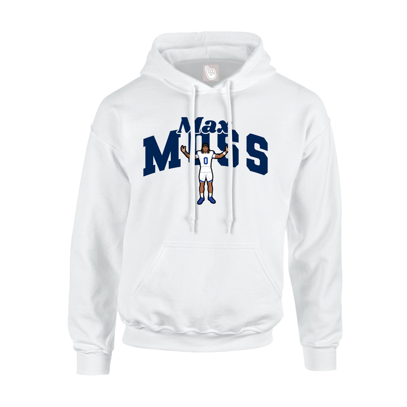 Hoodie — Signature Arch in White