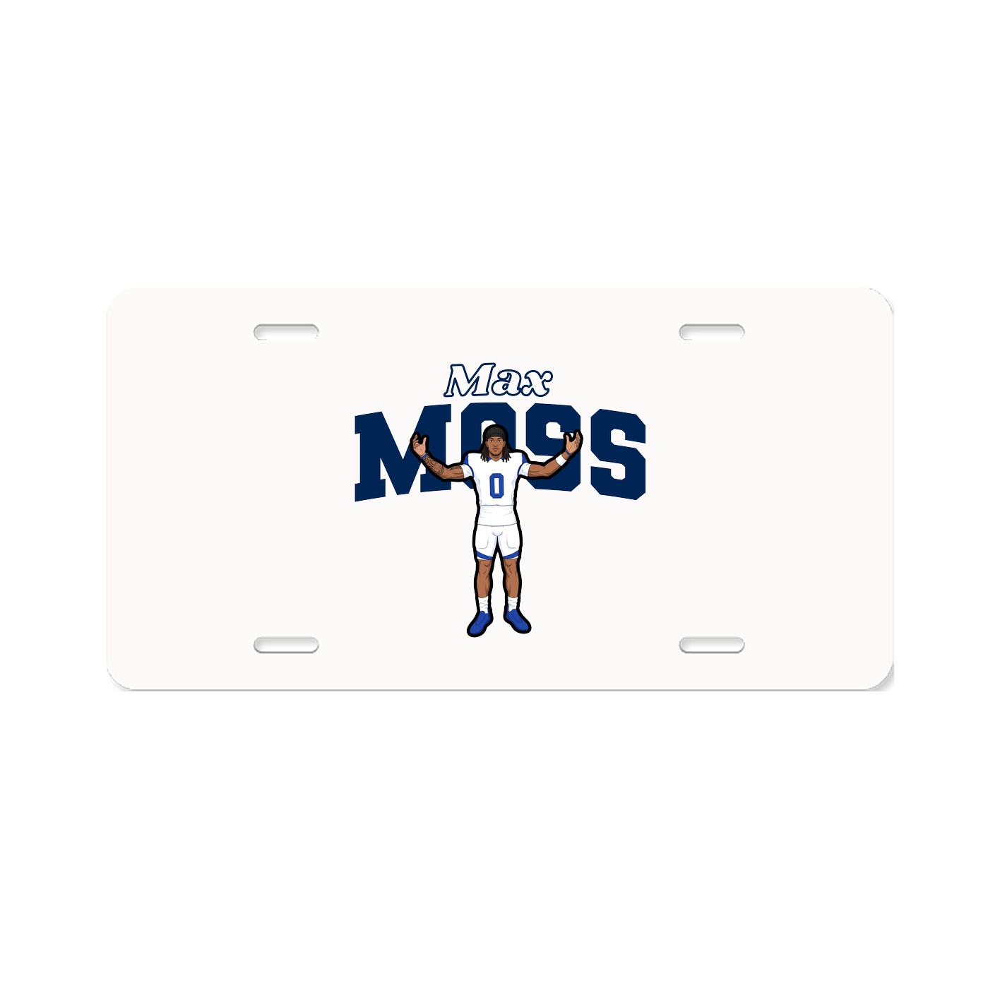 License Plate — Name Arch in Classic