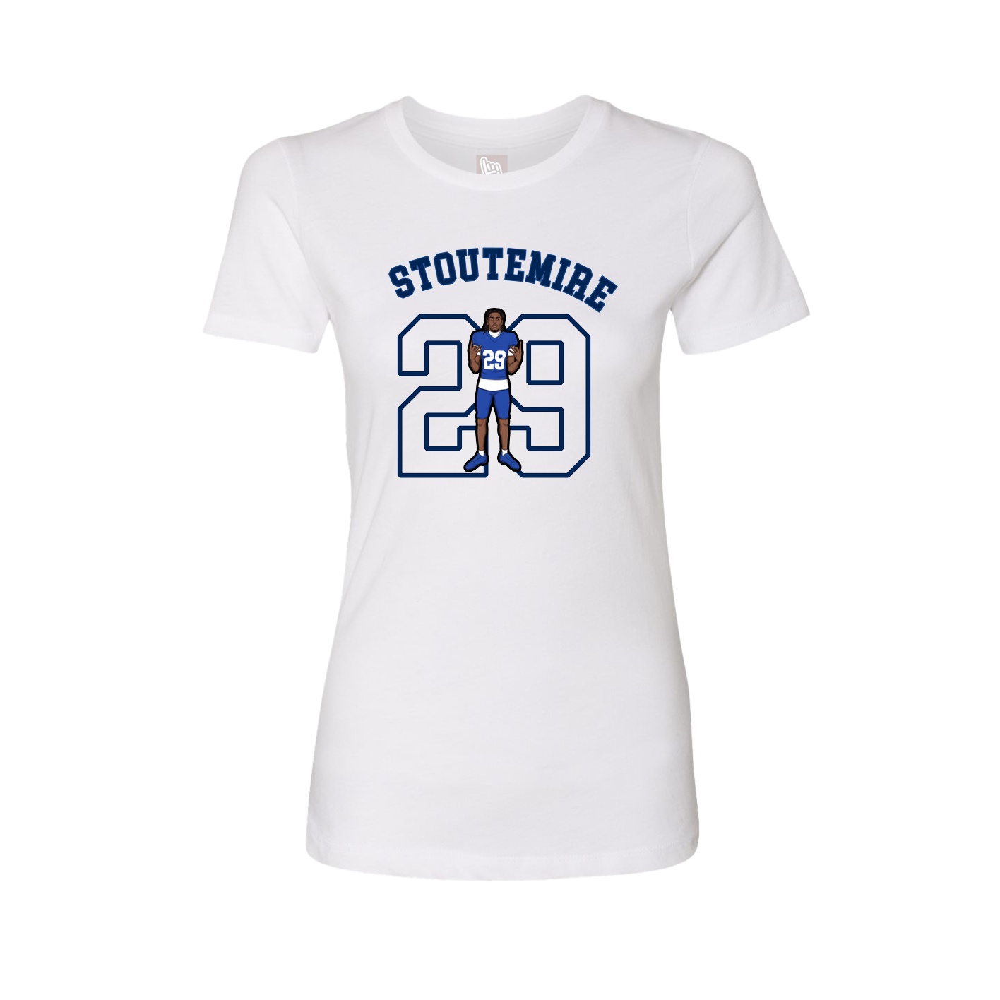 Fitted Women's Tee — Shirsey Arch in White
