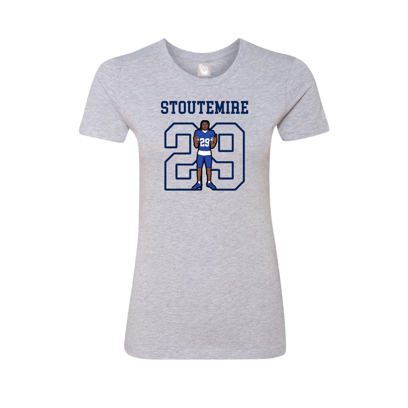 Fitted Women's Tee — Shirsey in Grey