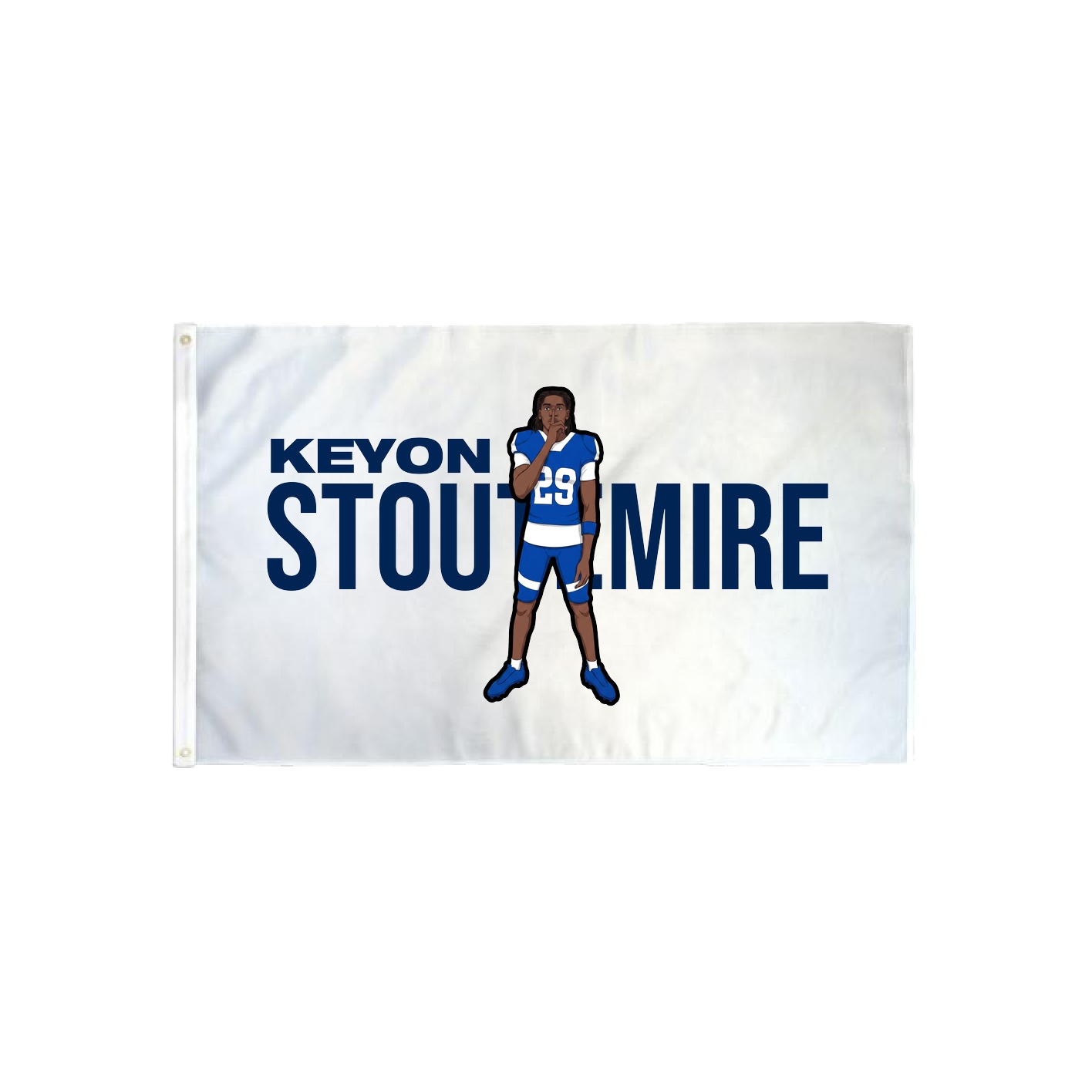 3x5 Flag — Player Name in Classic