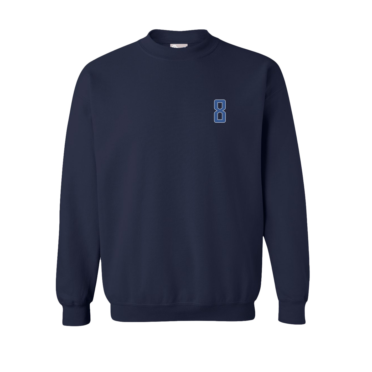 Fleece Crew — Front Shirsy in Navy