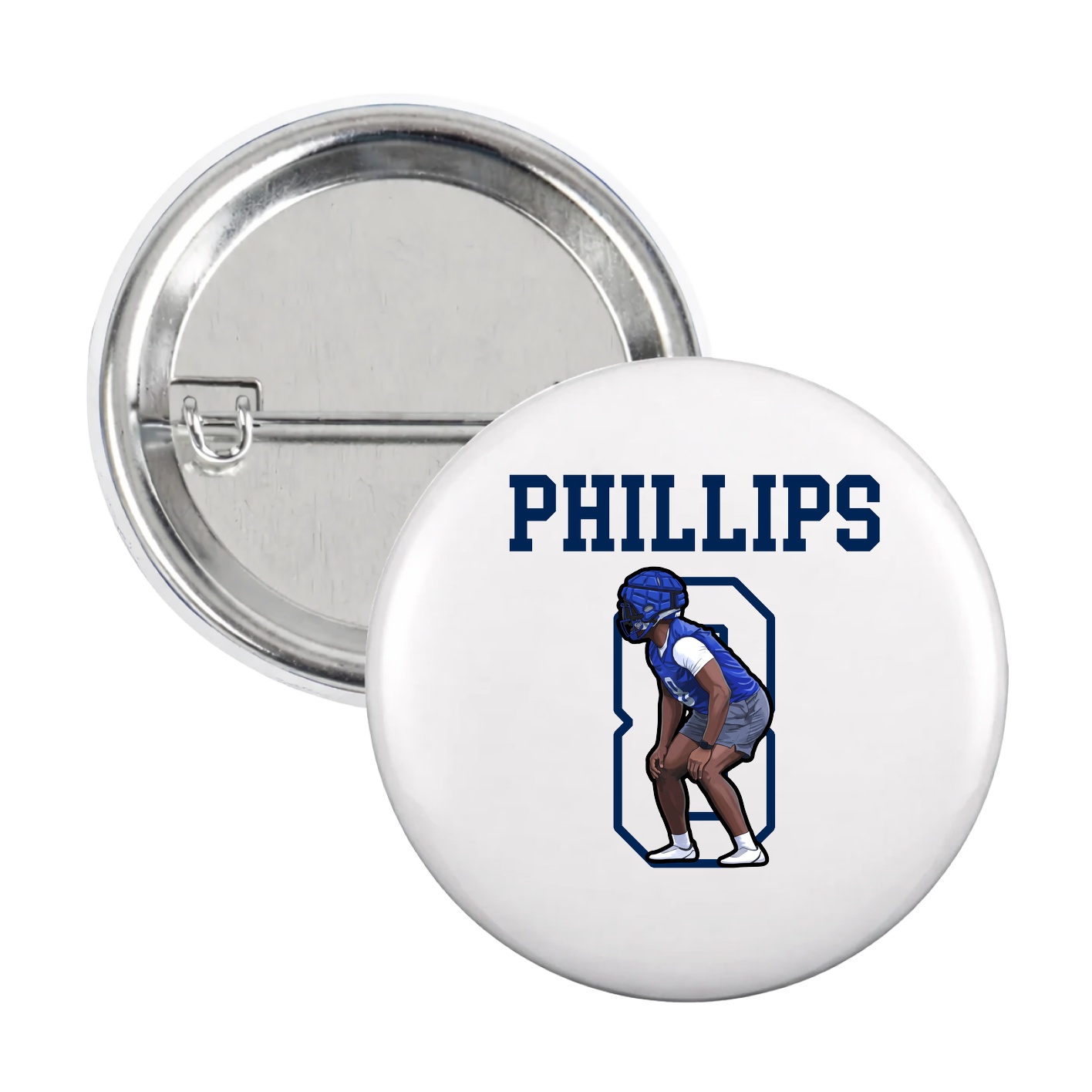 Game Day Button — Shirsey in White