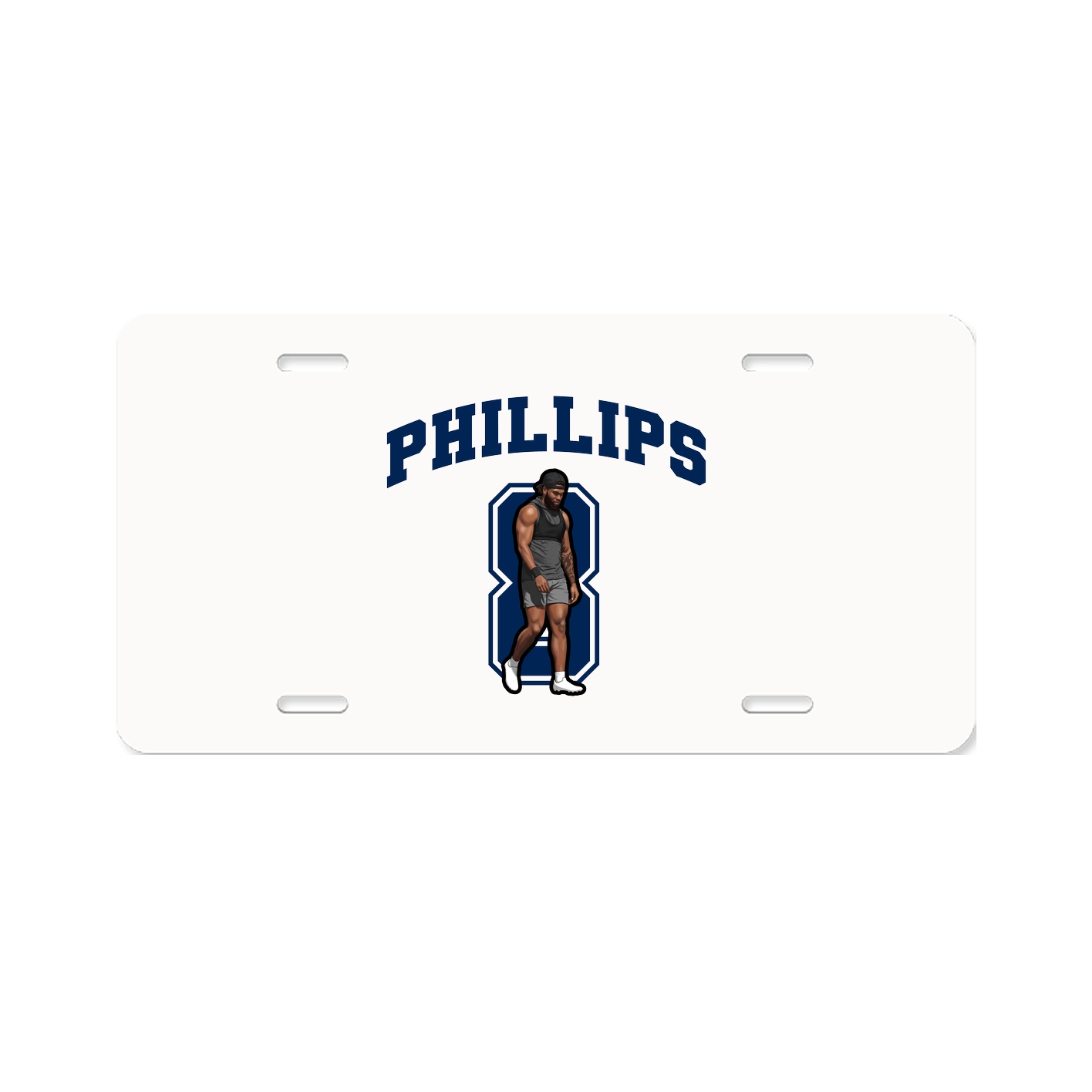License Plate — Number in Classic