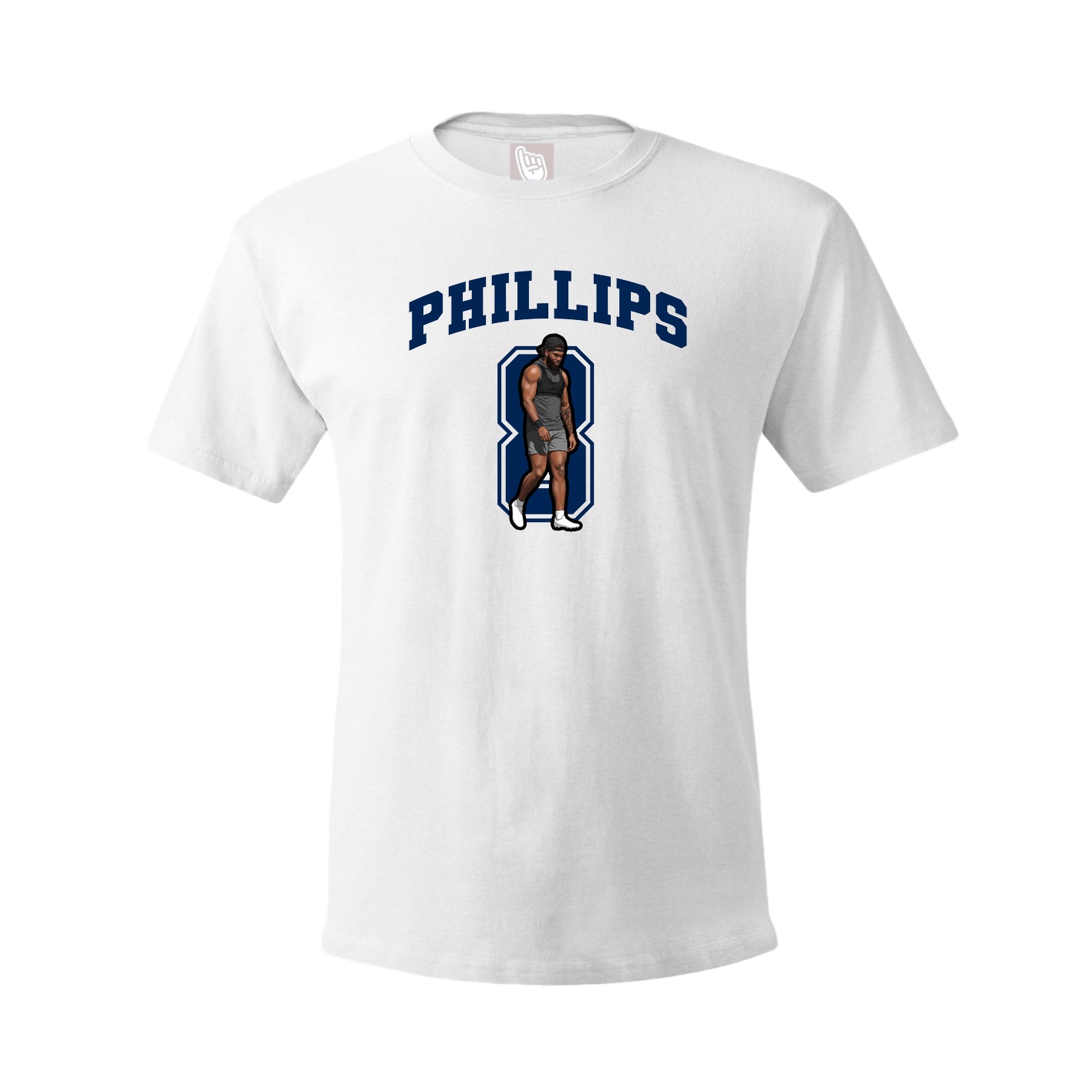 Tee — Number in White