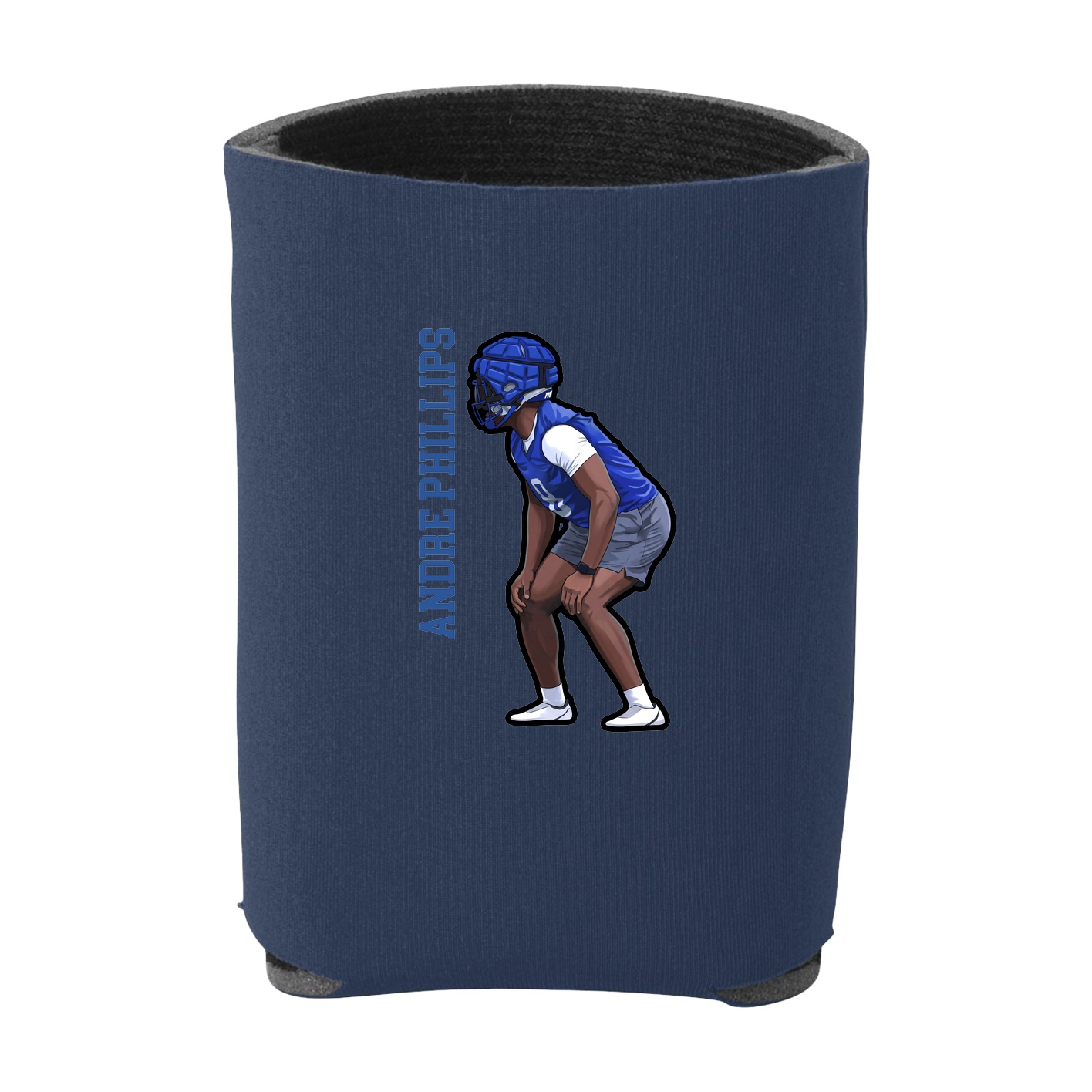 Can Holder — Name Vertical in Navy