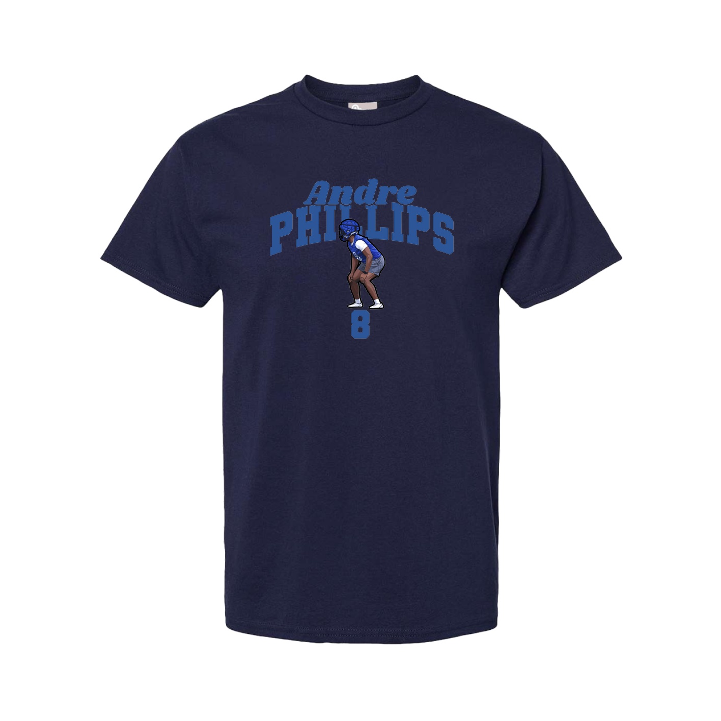 Youth Tee — Signature Arch in Navy