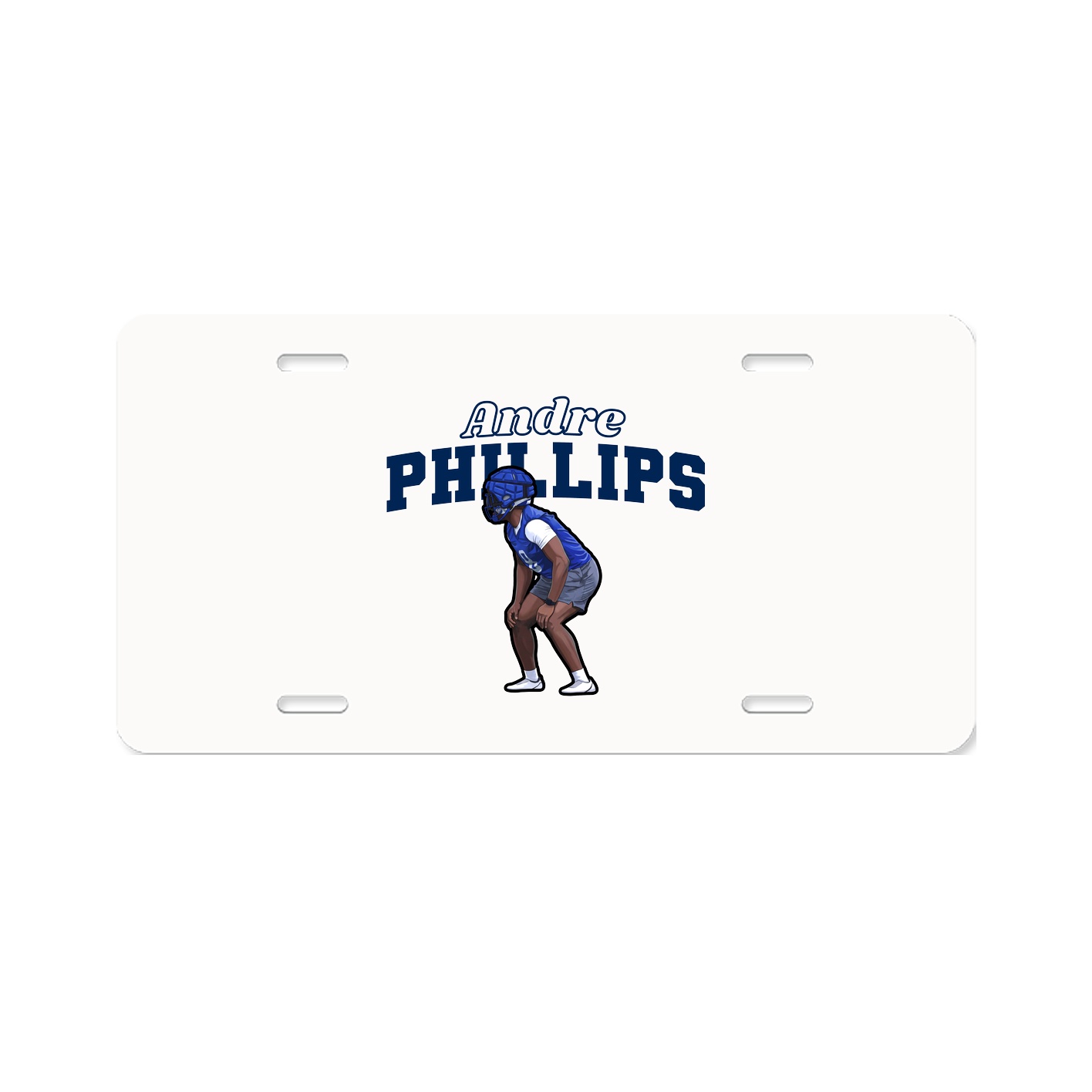License Plate — Name Arch in Classic