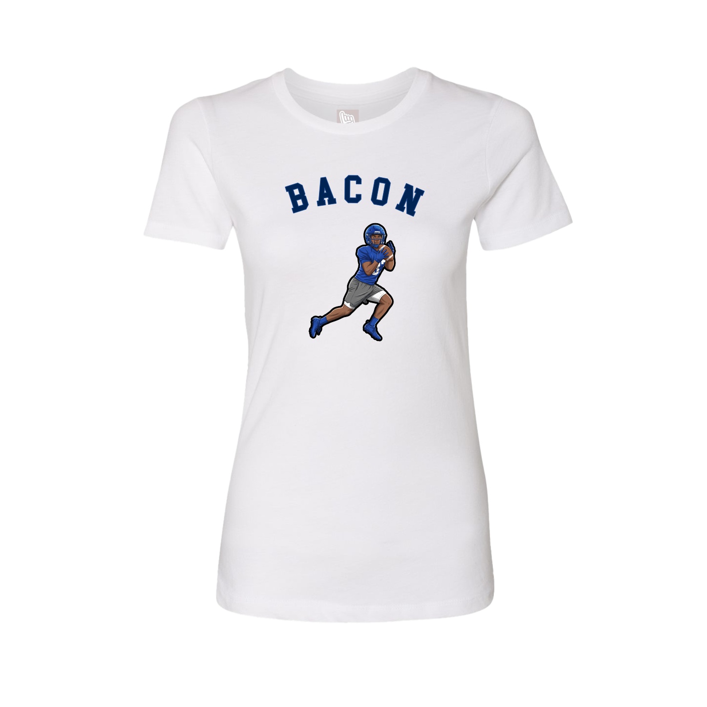 Fitted Women's Tee — Shirsey Arch in White