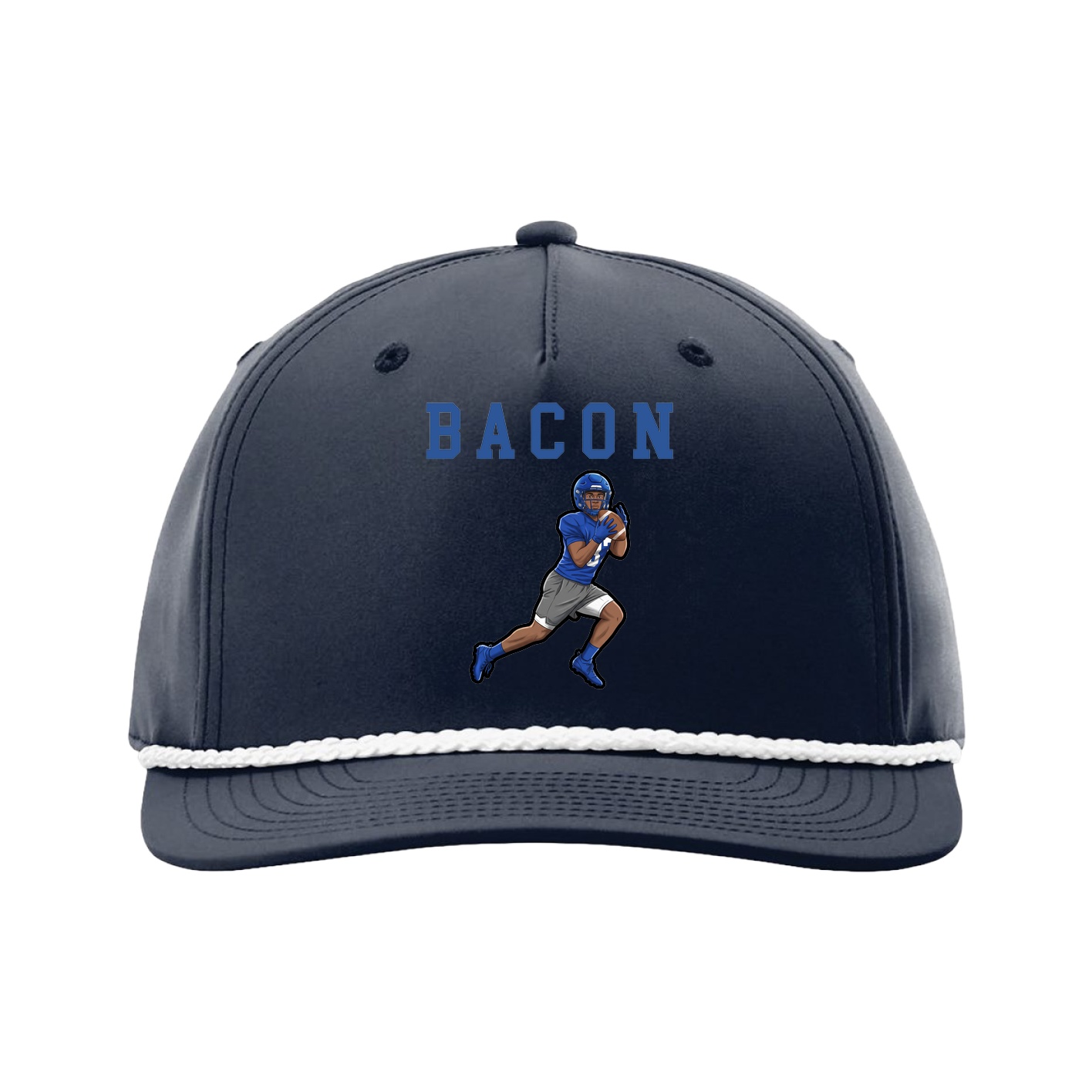 Five-Panel Classic Rope Cap — Shirsey in Navy