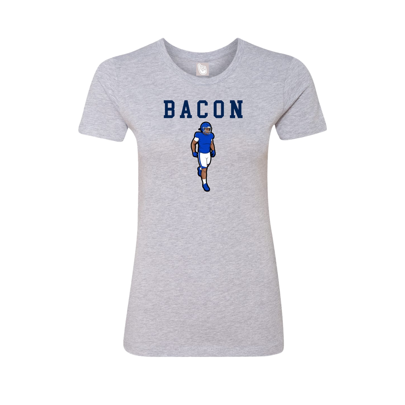 Fitted Women's Tee — Shirsey in Grey