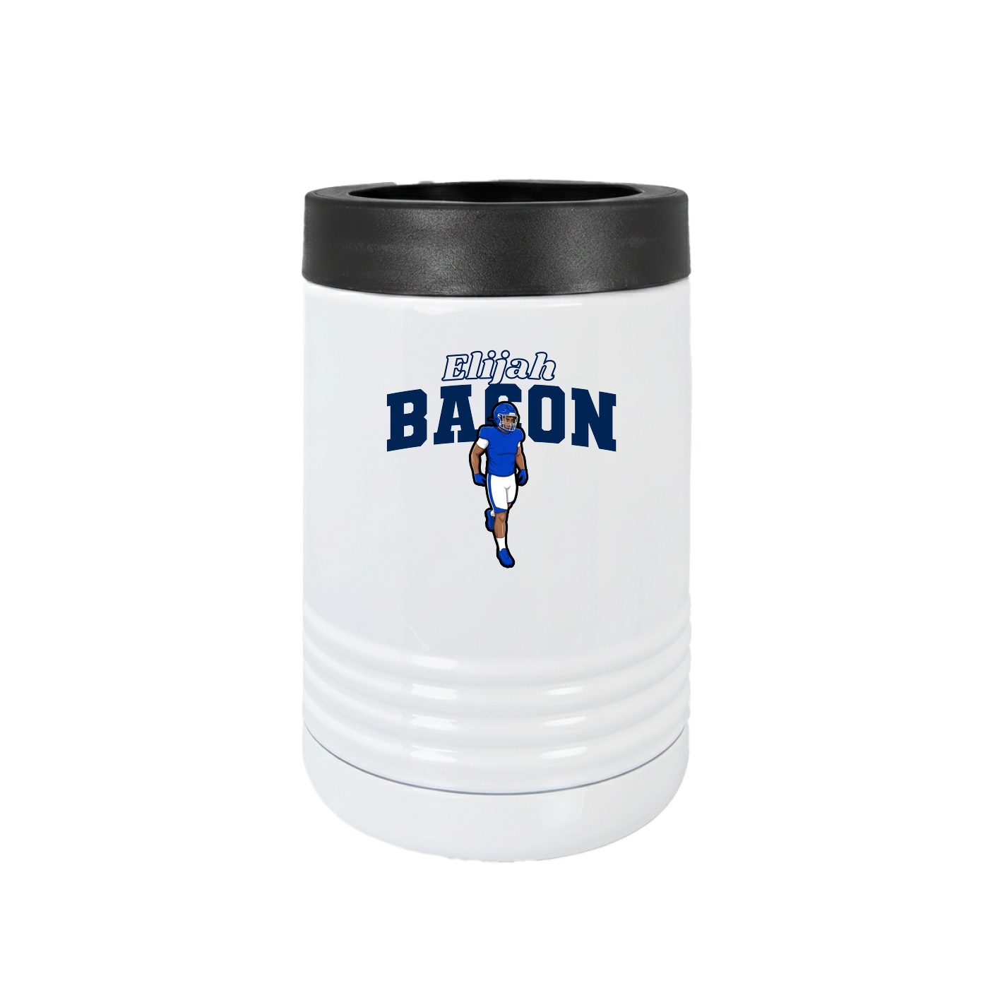 Beverage Holder — Name Arch in White
