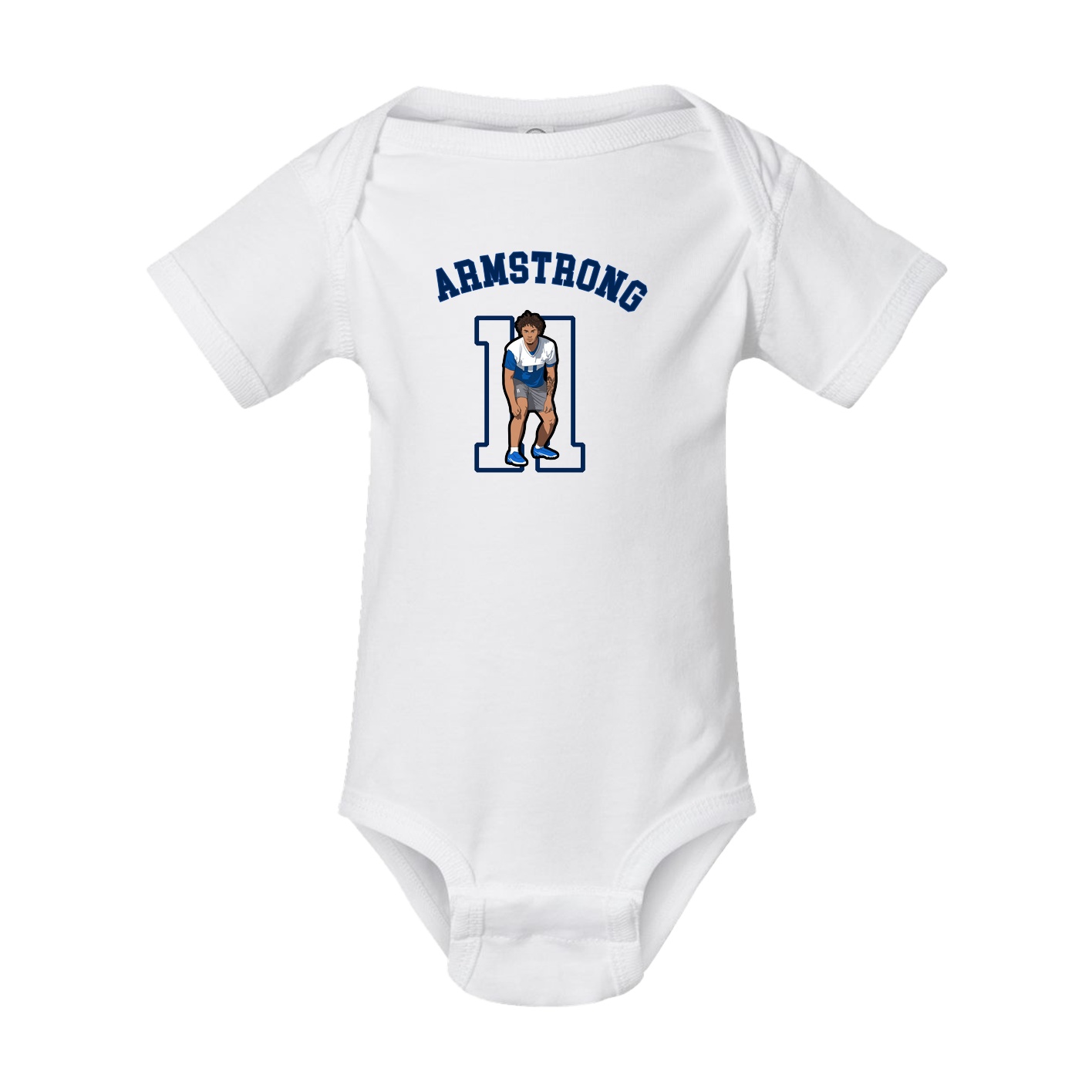 Baby Onesie — Shirsey Arch in White