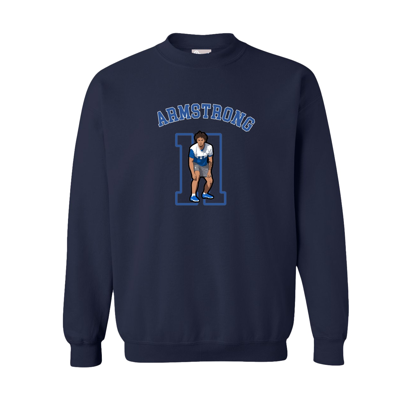 Fleece Crew — Shirsey Arch in Navy