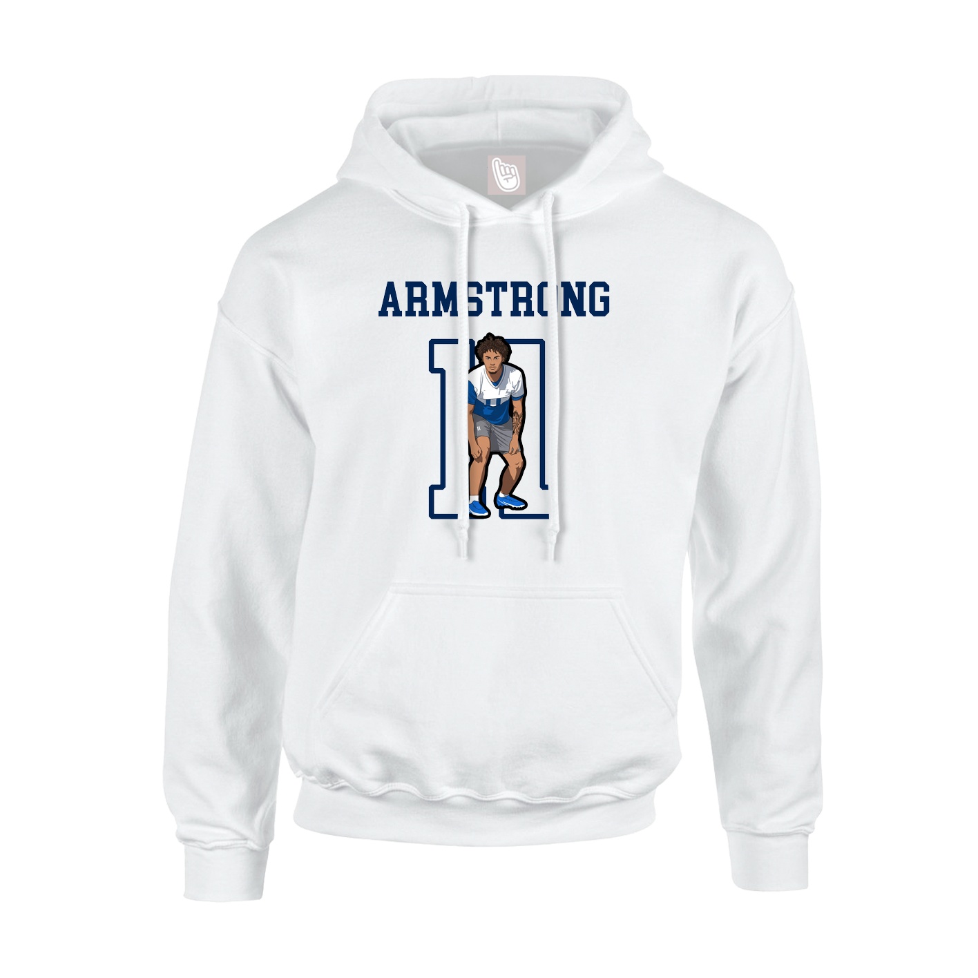 Youth Hoodie — Shirsey in White