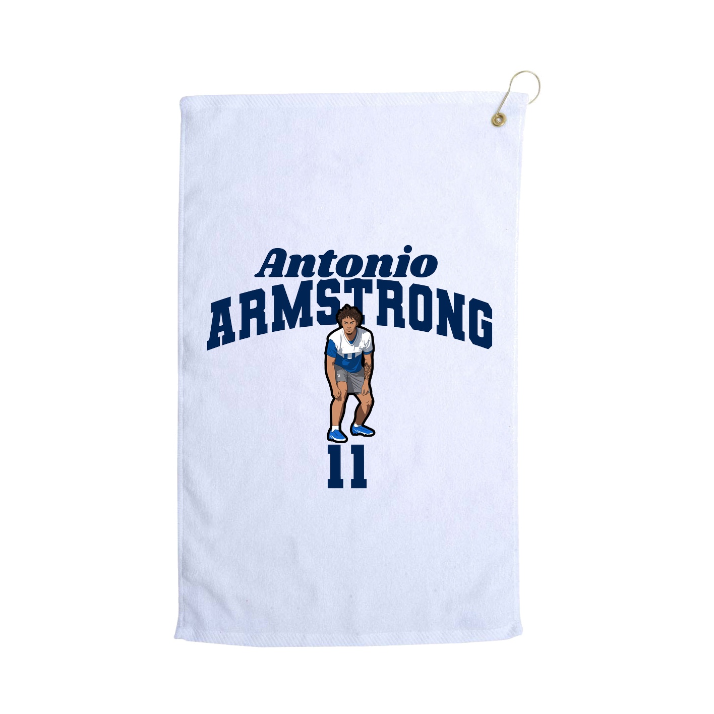 Golf Towel — Signature Arch in White
