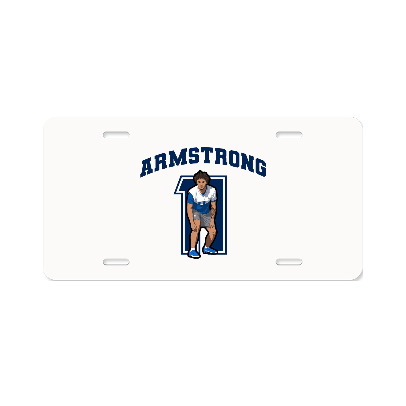 License Plate — Number in Classic