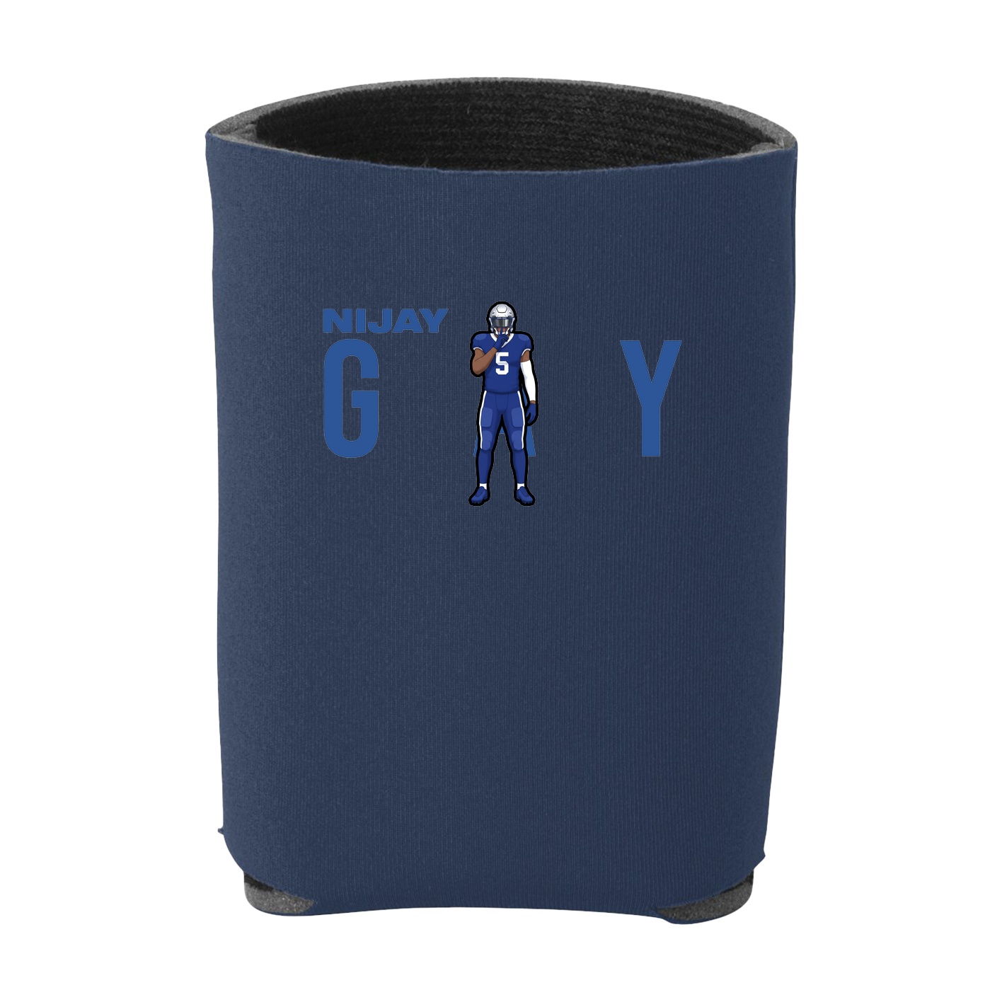 Can Holder — Player Name in Navy