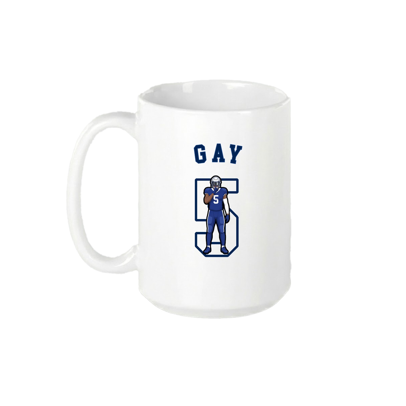15oz Coffee Mug — Shirsey Arch in White