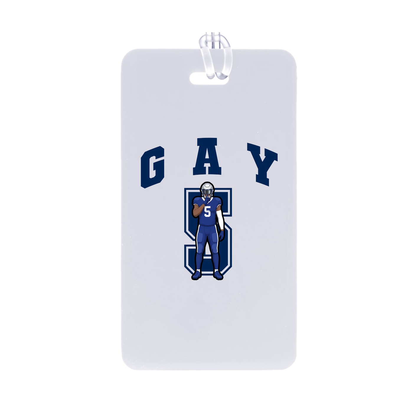 Bag Tag — Number in Classic