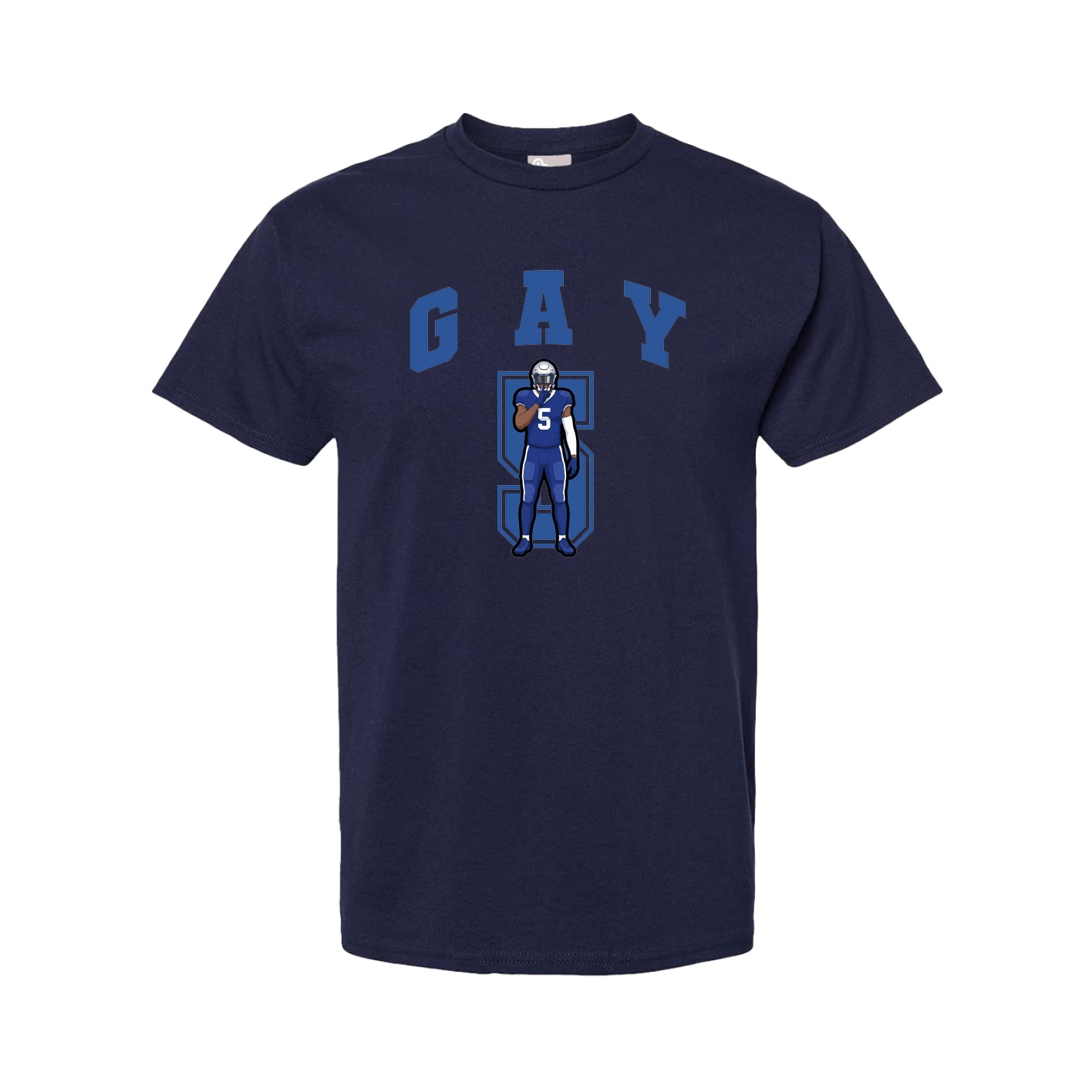 Tee — Number in Navy