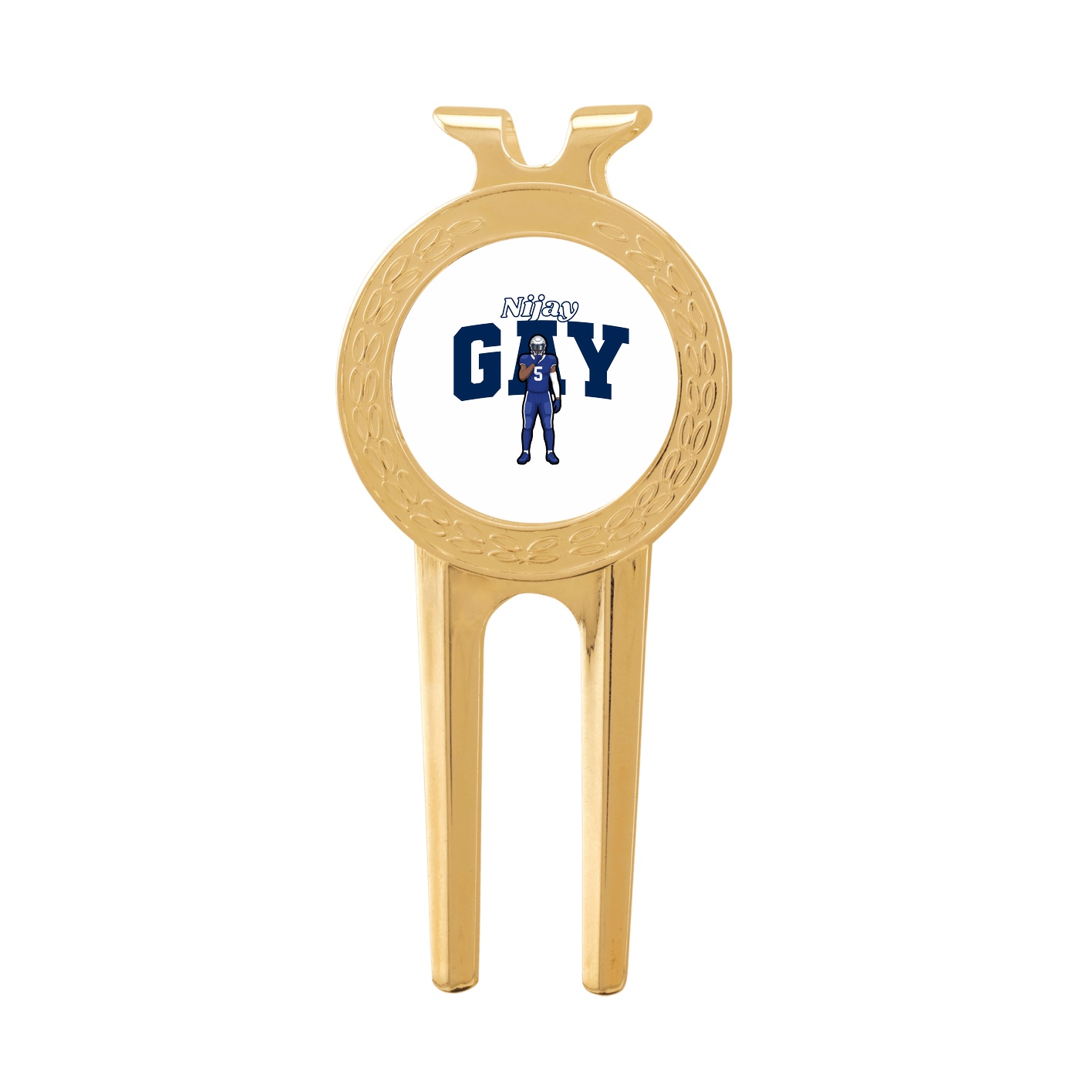 Divot Tool with Ball Marker — Name Arch in Classic