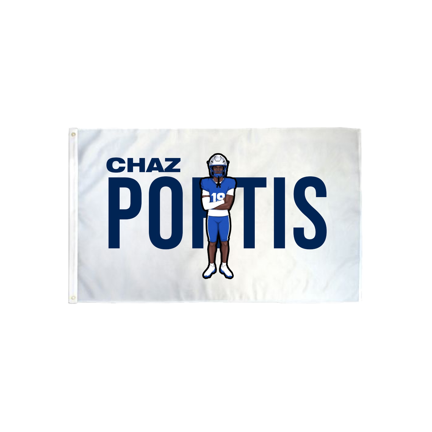 3x5 Flag — Player Name in Classic