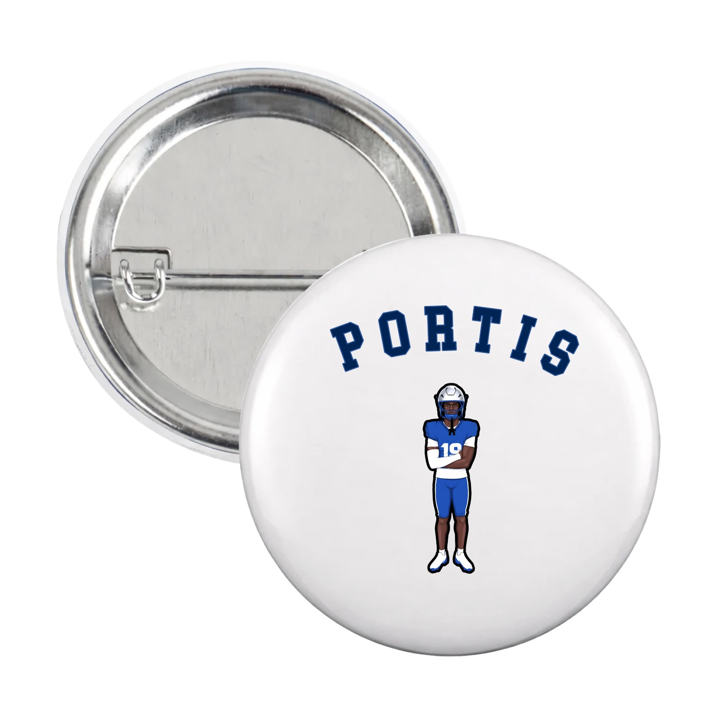 Game Day Button — Shirsey Arch in White