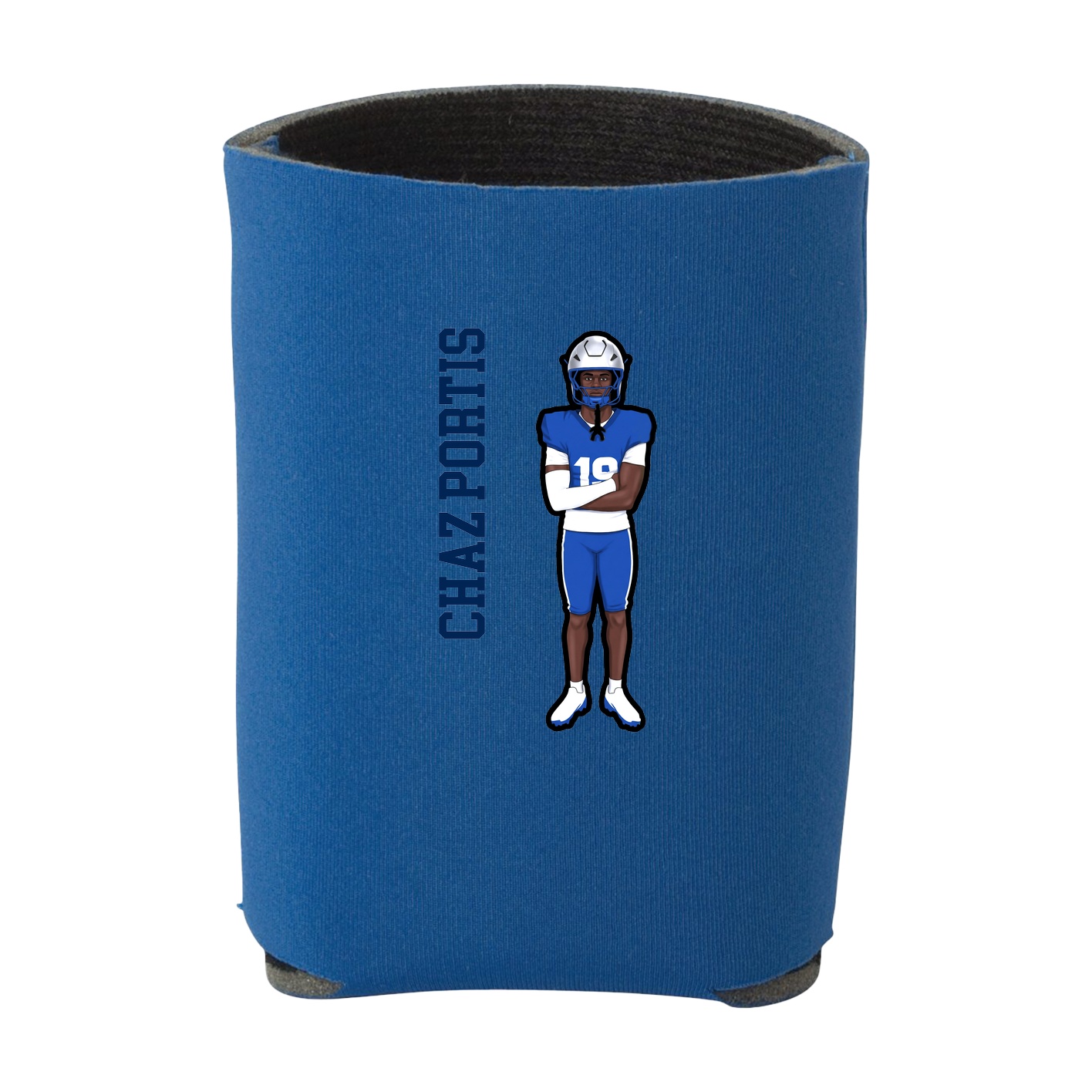Can Holder — Name Vertical in Royal