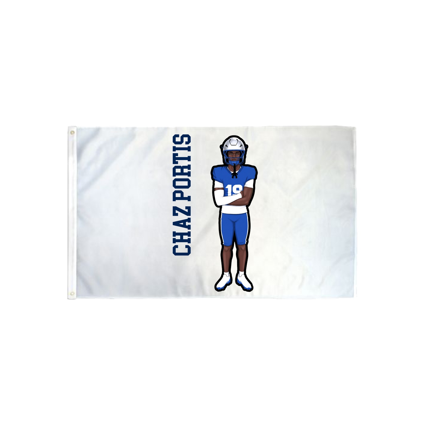 3x5 Flag — Name Vertical in Classic