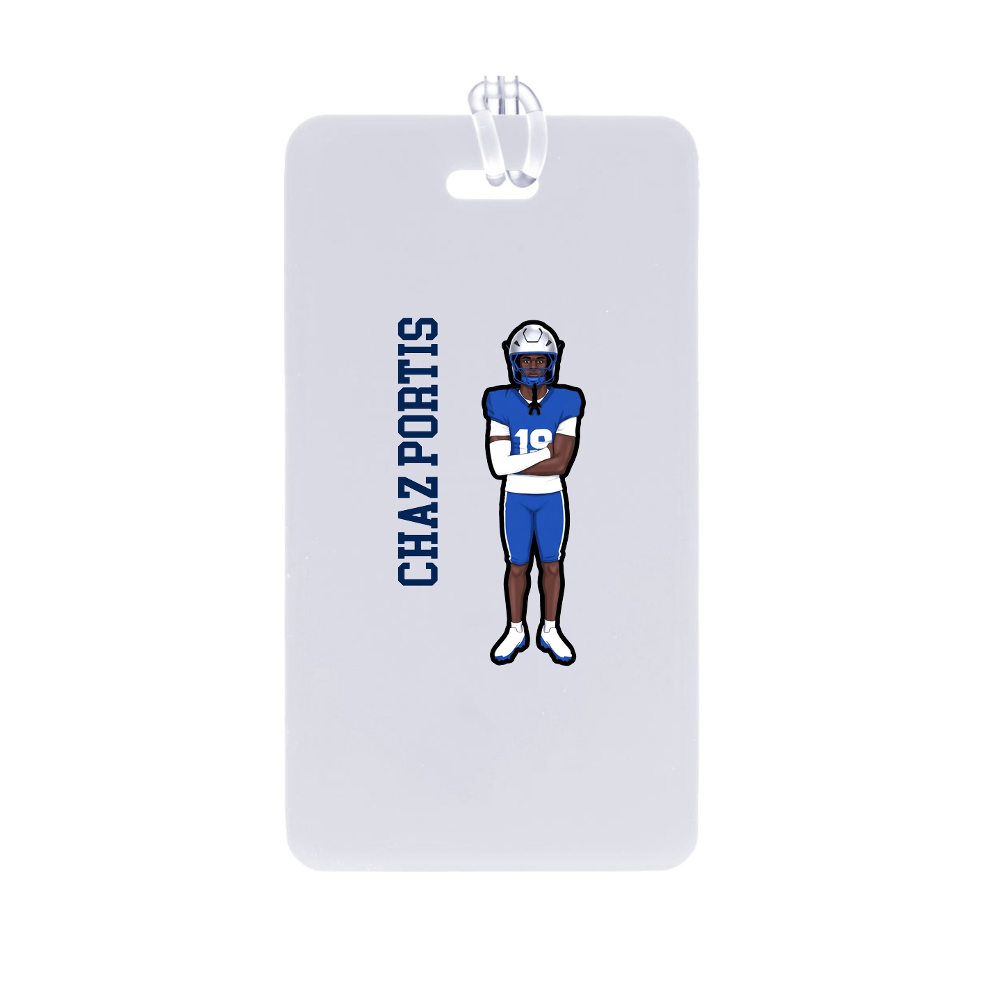 Bag Tag — Name Vertical in Classic