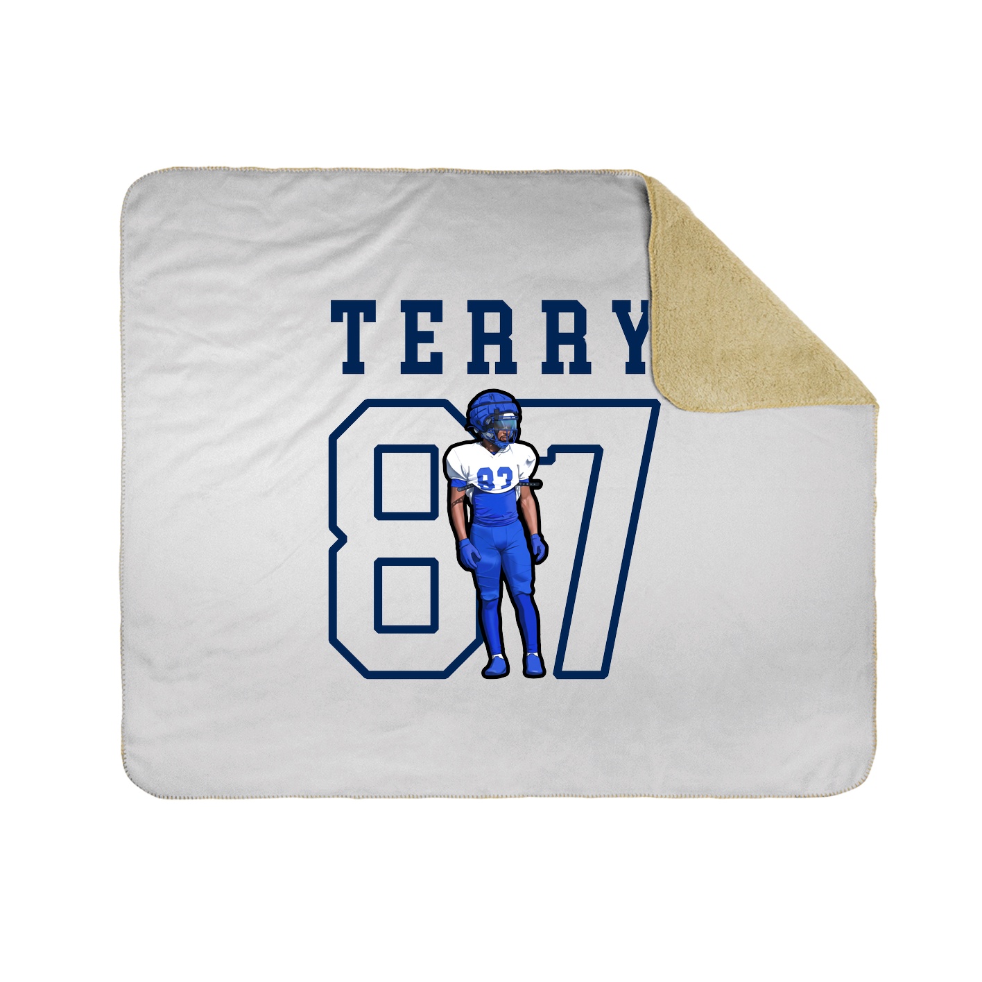 Throw Blanket — Shirsey in White