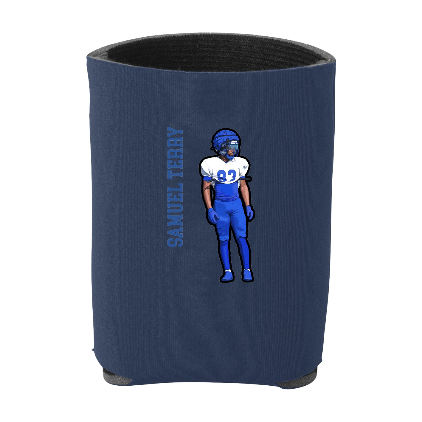 Can Holder — Name Vertical in Navy