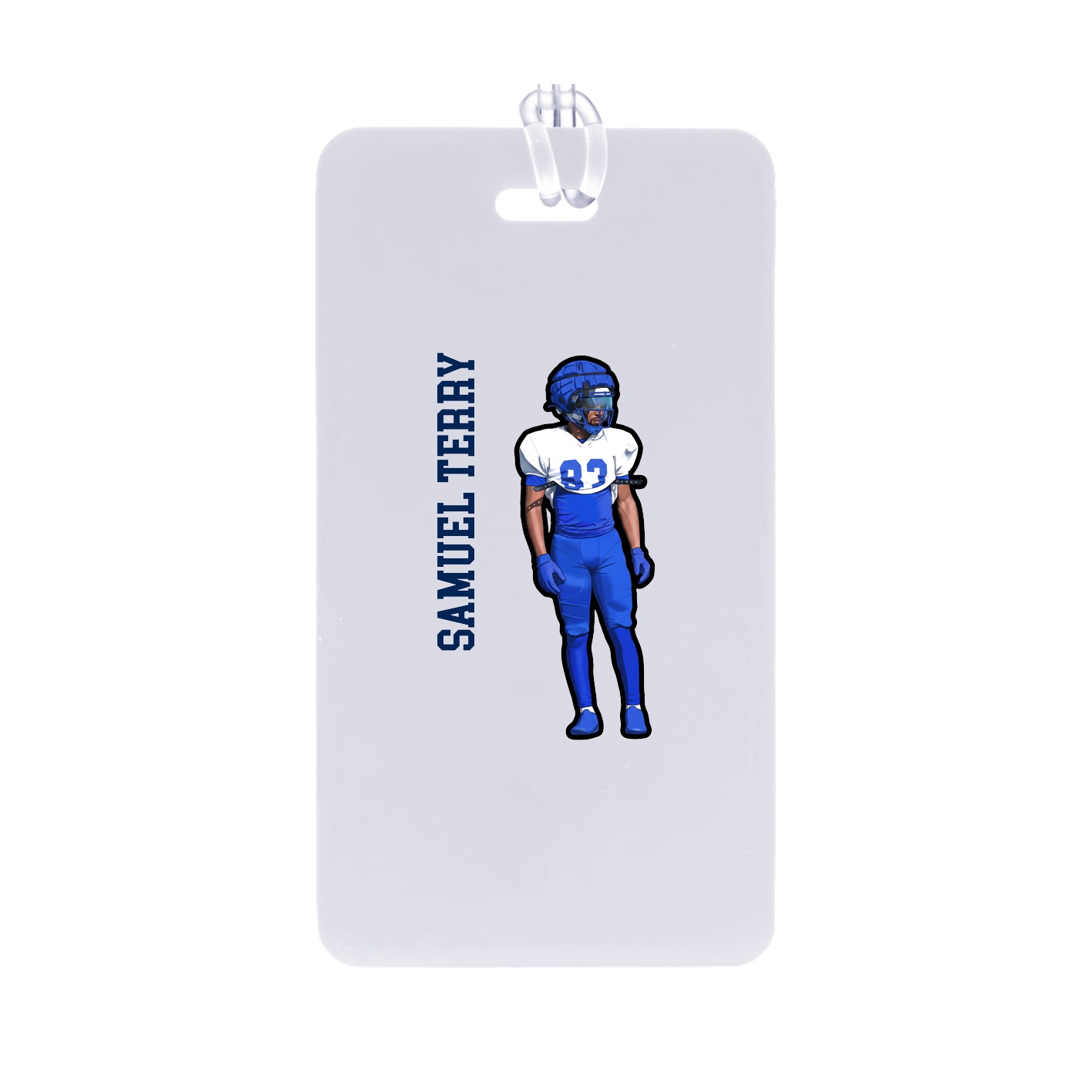 Bag Tag — Name Vertical in Classic
