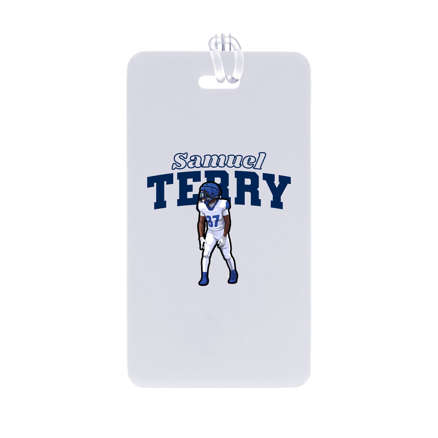 Bag Tag — Name Arch in Classic