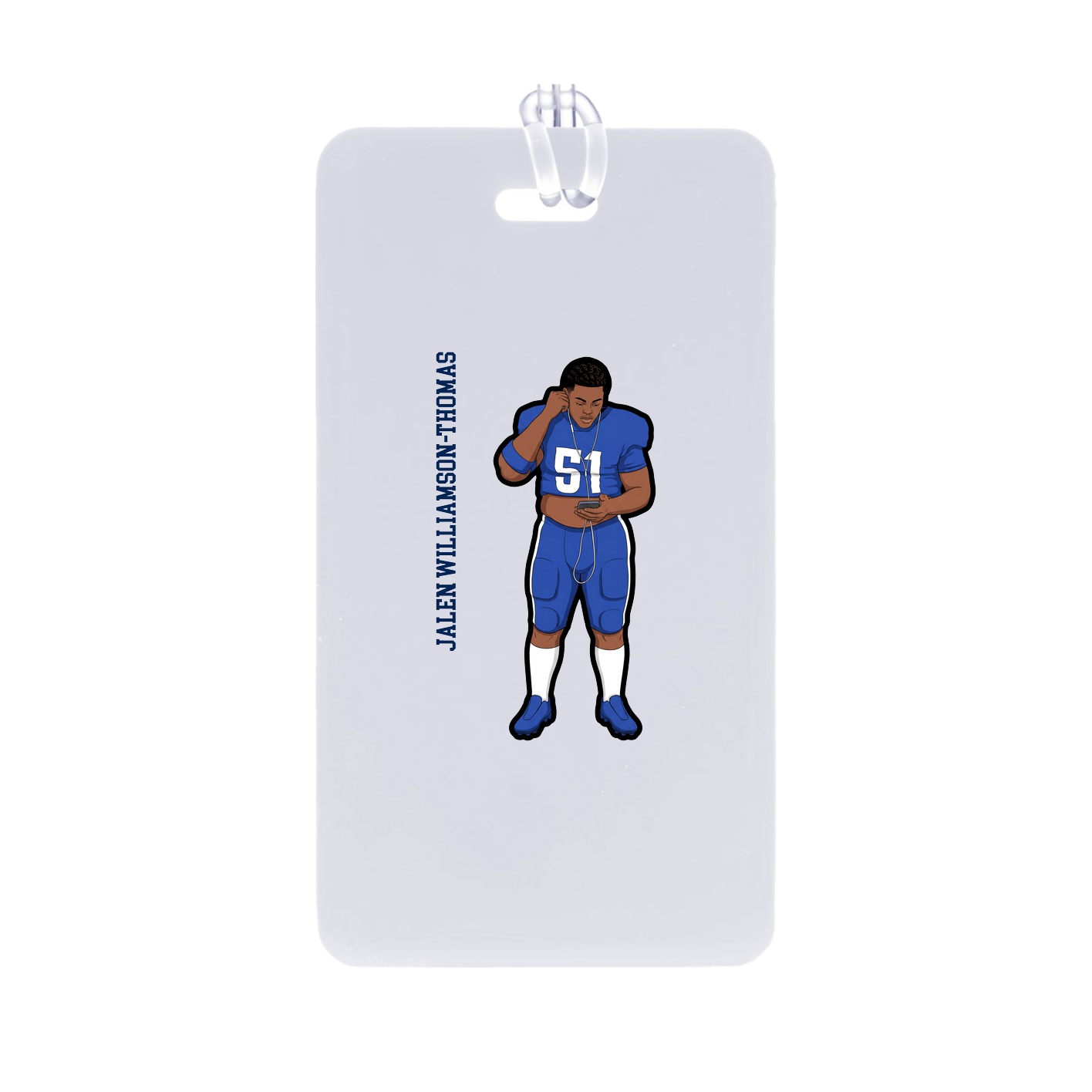 Bag Tag — Name Vertical in Classic