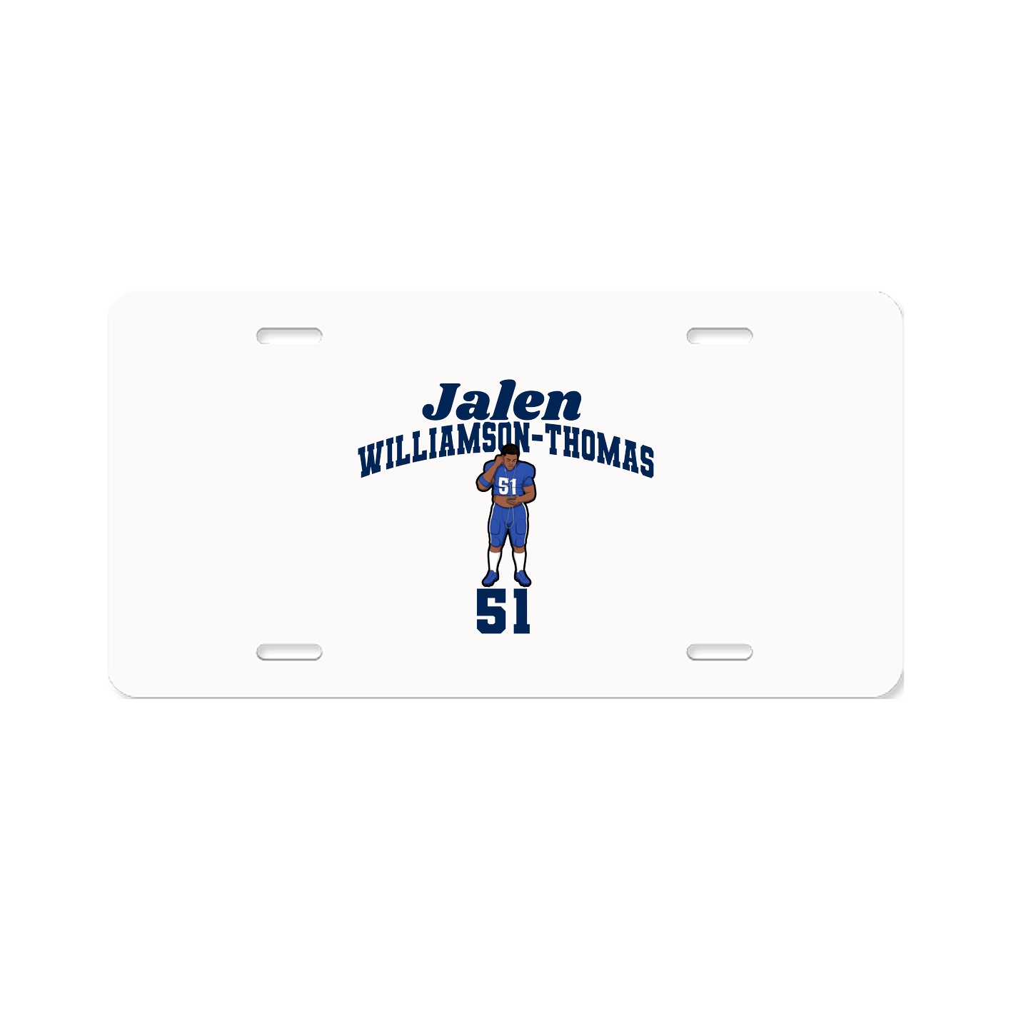 License Plate — Signature Arch in Classic