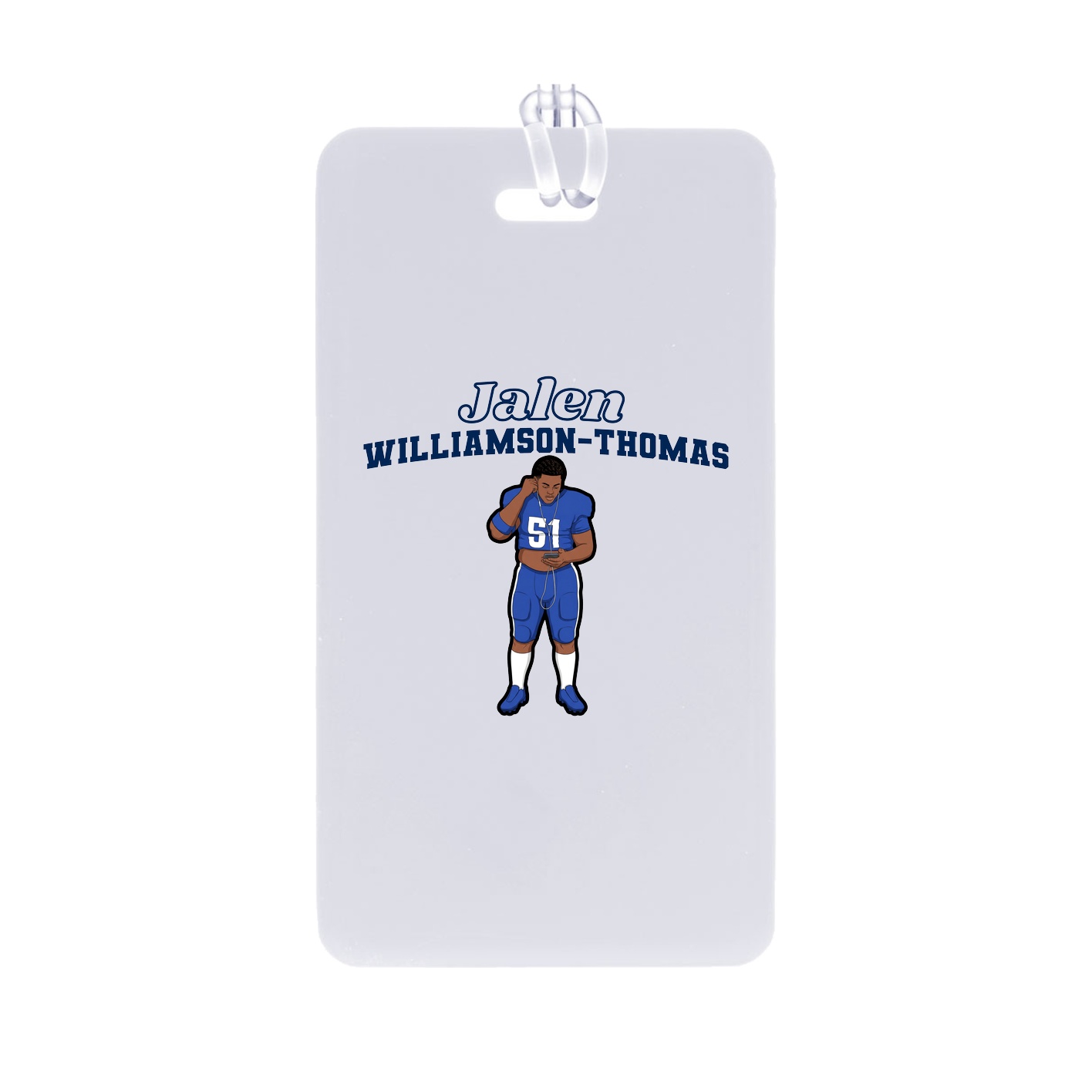 Bag Tag — Name Arch in Classic