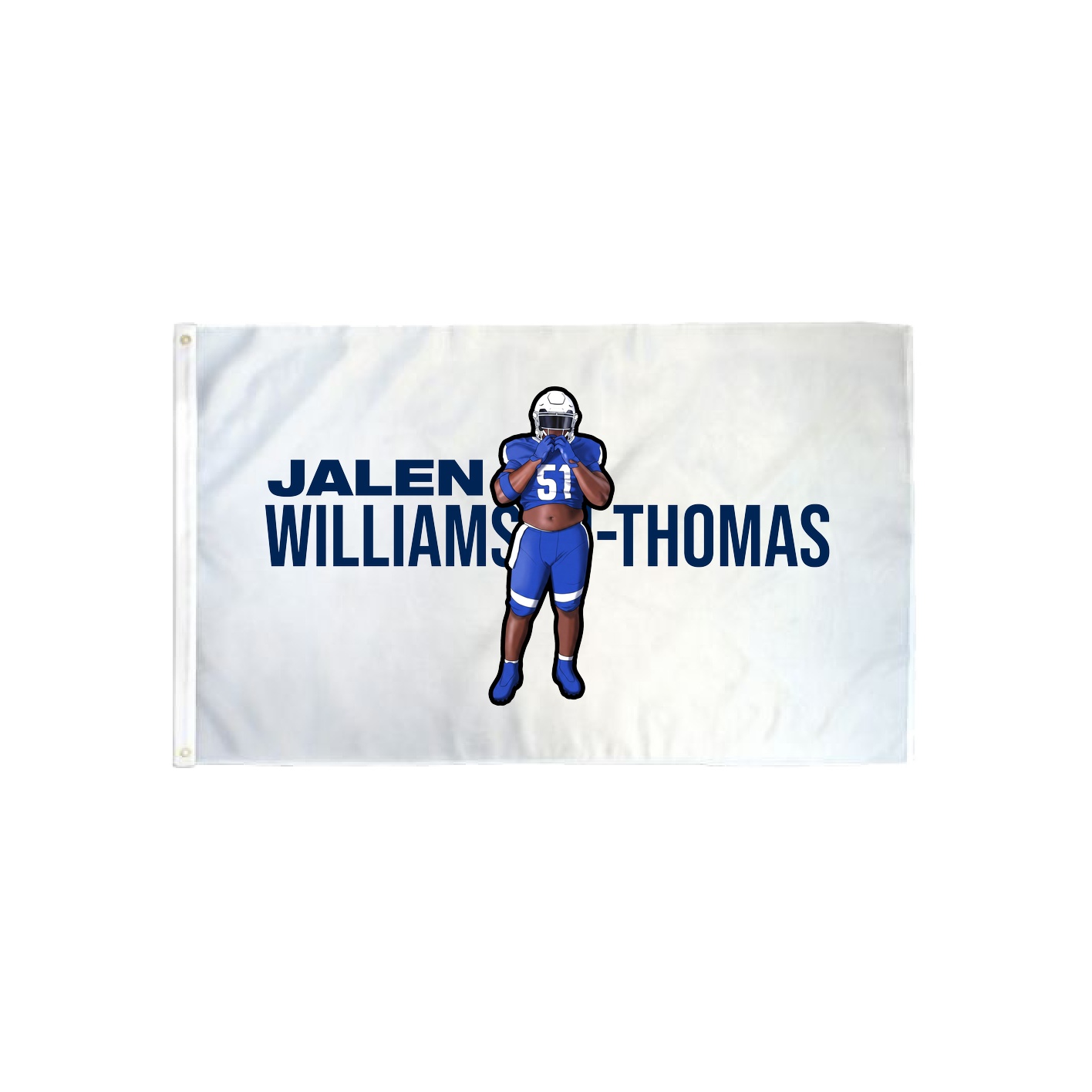 3x5 Flag — Player Name in Classic