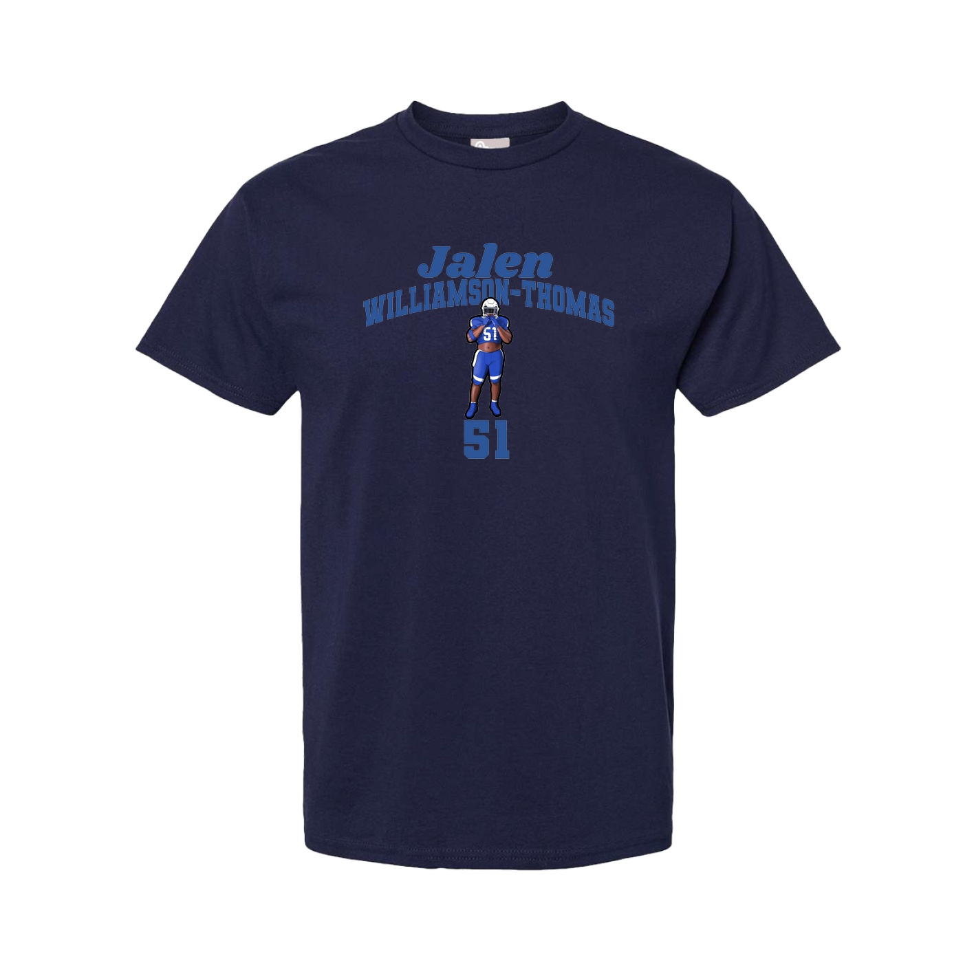 Youth Tee — Signature Arch in Navy