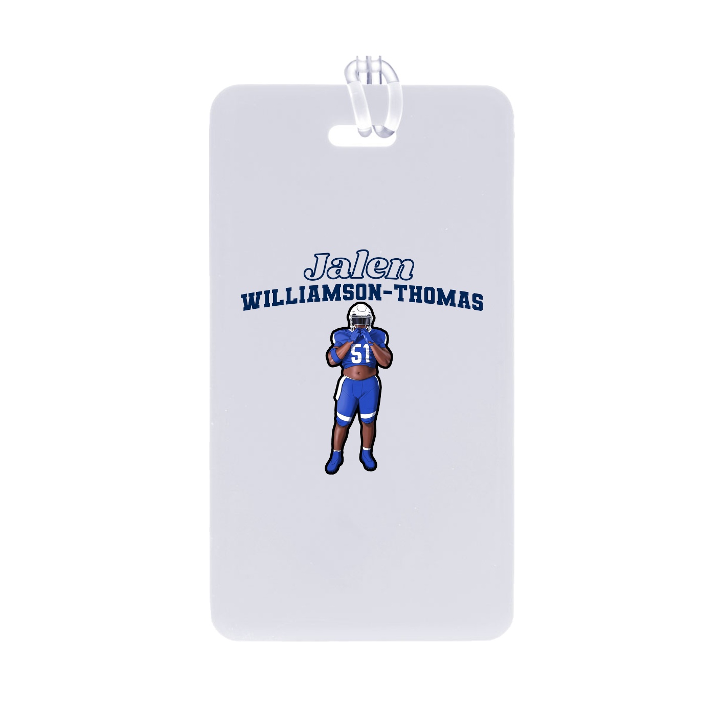 Bag Tag — Name Arch in Classic