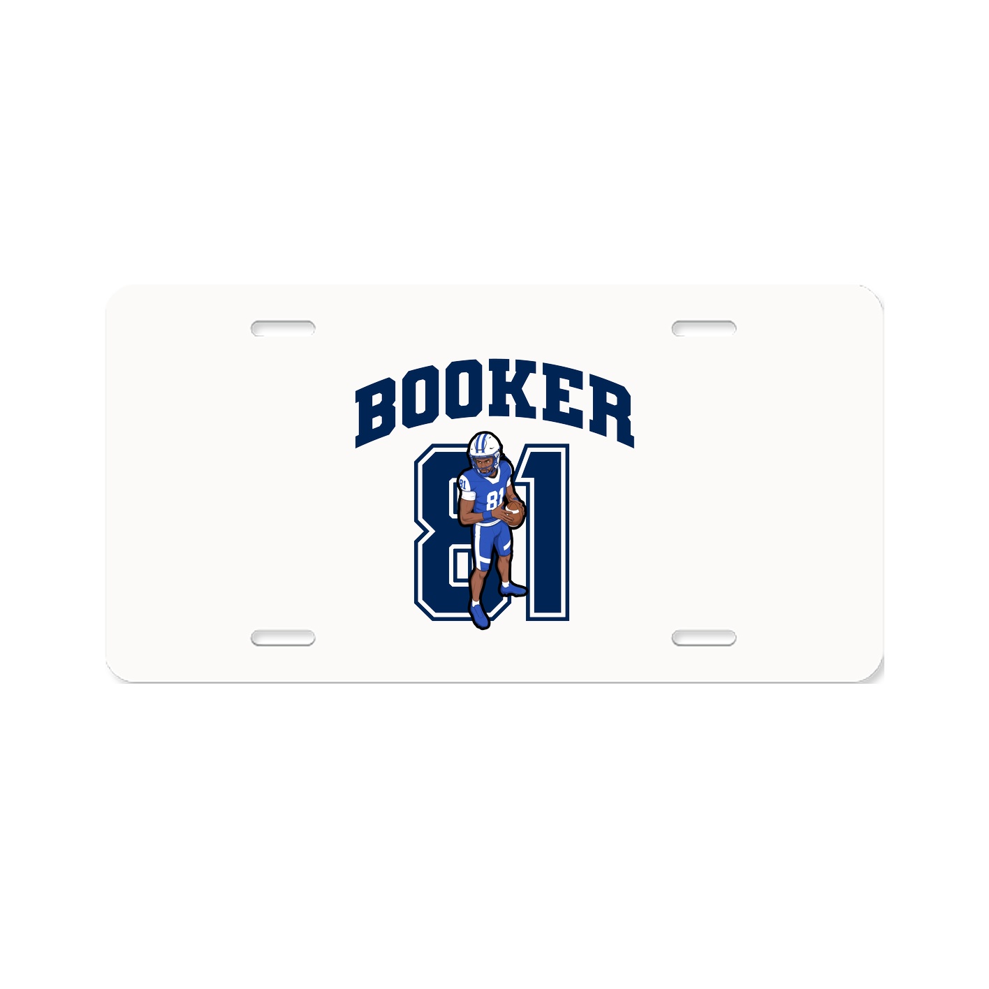 License Plate — Number in Classic