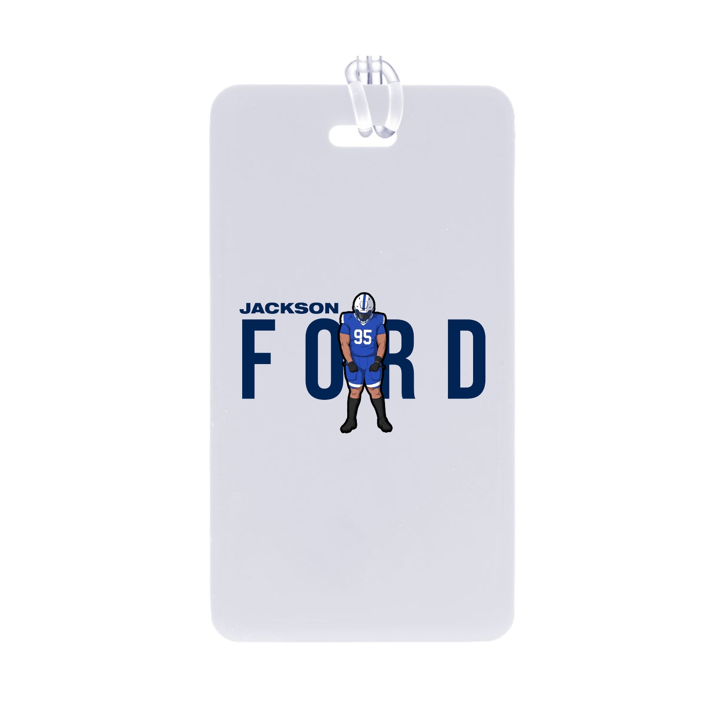 Bag Tag — Player Name in Classic