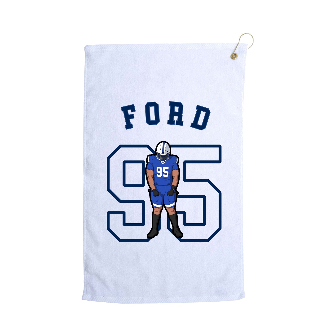 Golf Towel — Shirsey Arch in White