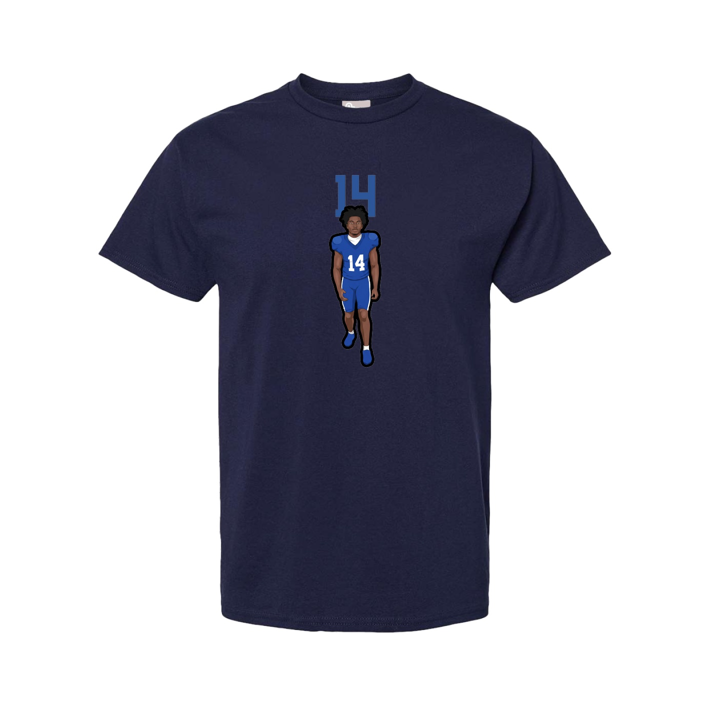 Tee — Number Top in Navy