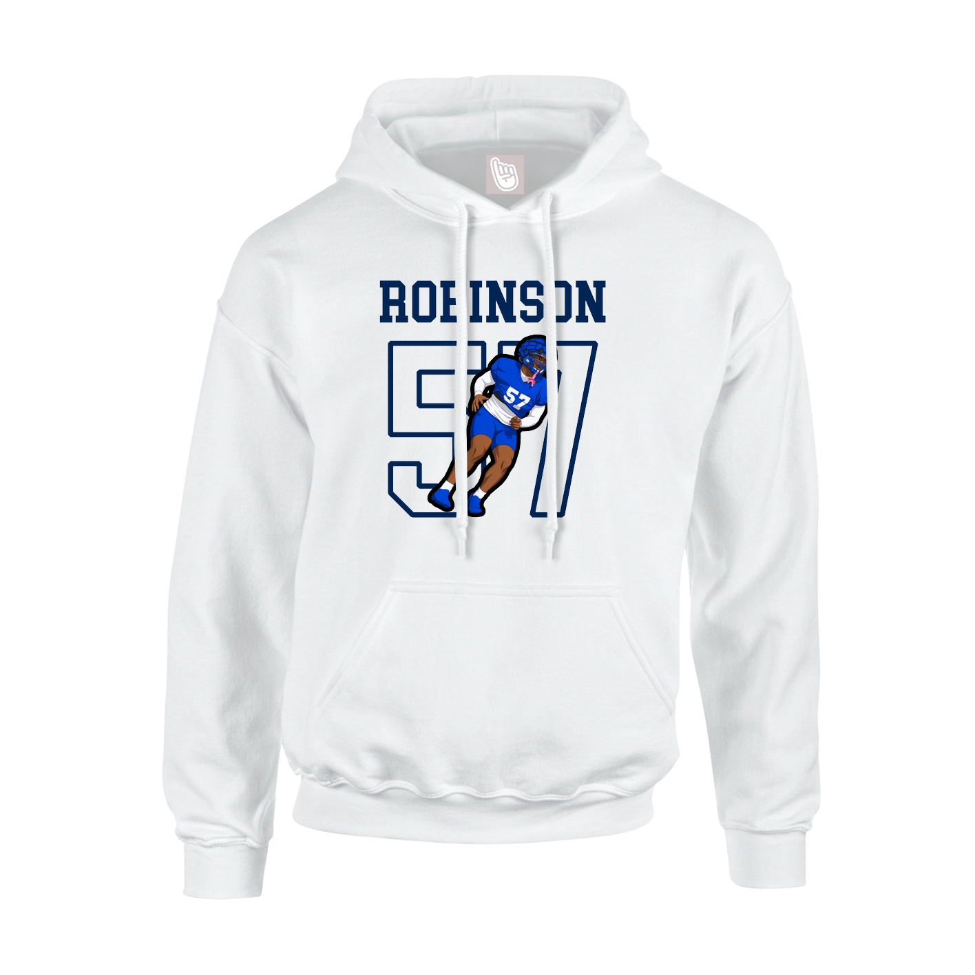 Hoodie — Shirsey in White