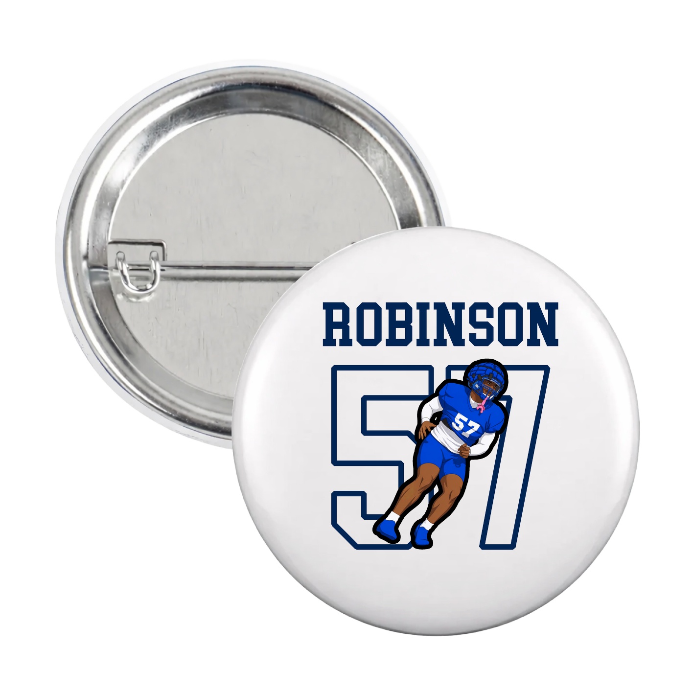 Game Day Button — Shirsey in White