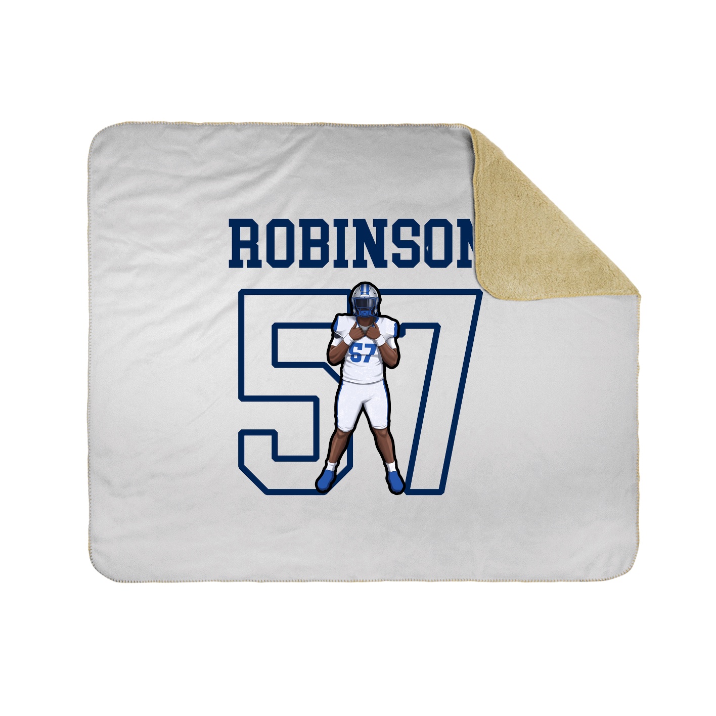 Throw Blanket — Shirsey in White