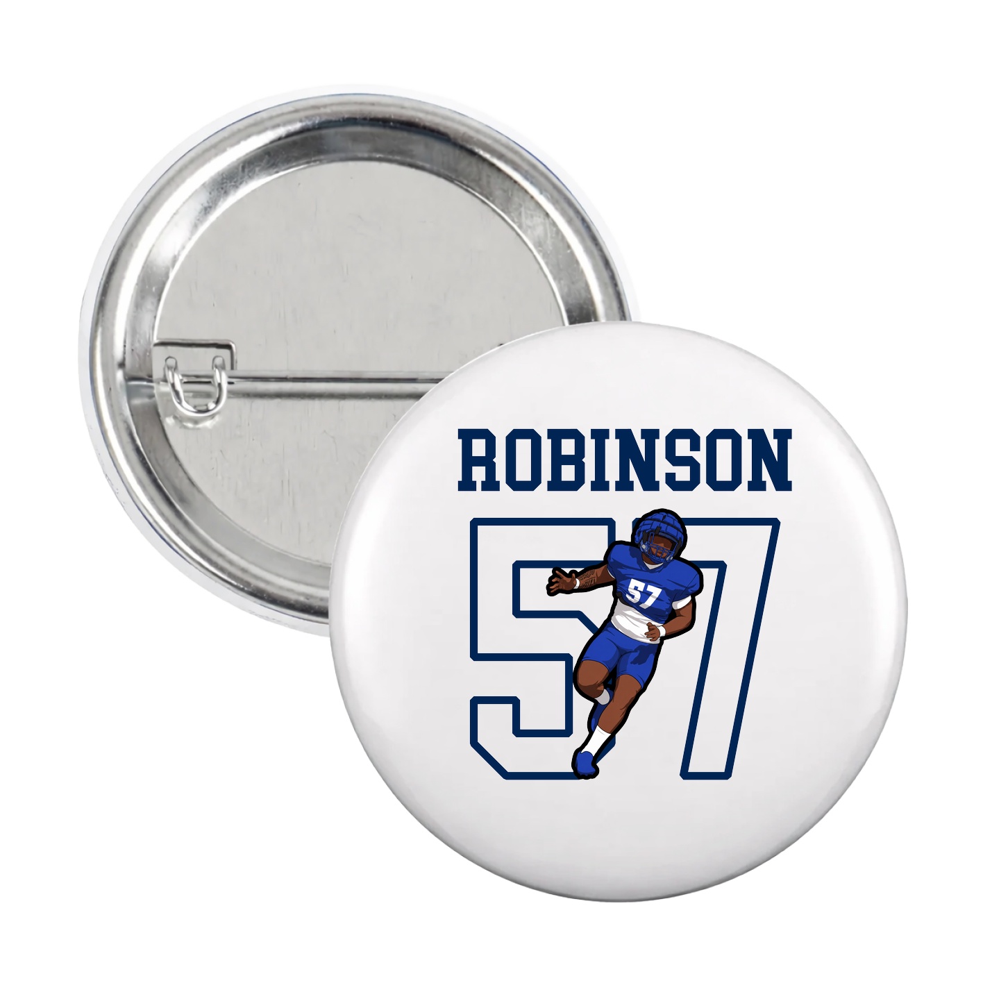 Game Day Button — Shirsey in White